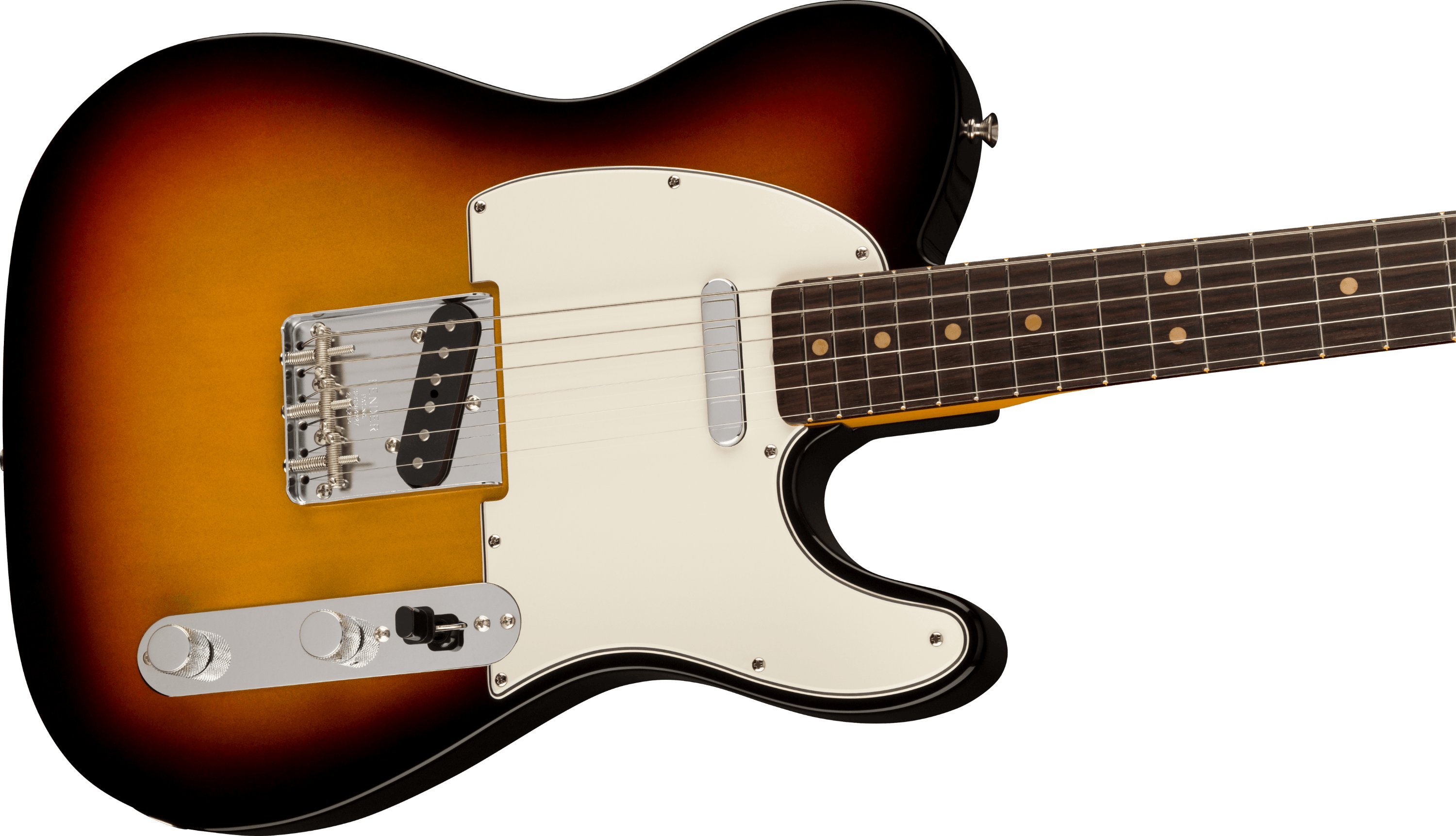Fender American Vintage II 1963 Telecaster Electric Guitar in 3-Colour Sunburst - 542500-Fender-American-Vintage-II-1963-Telecaster-3-Colour-Sunburst-Angle.jpg