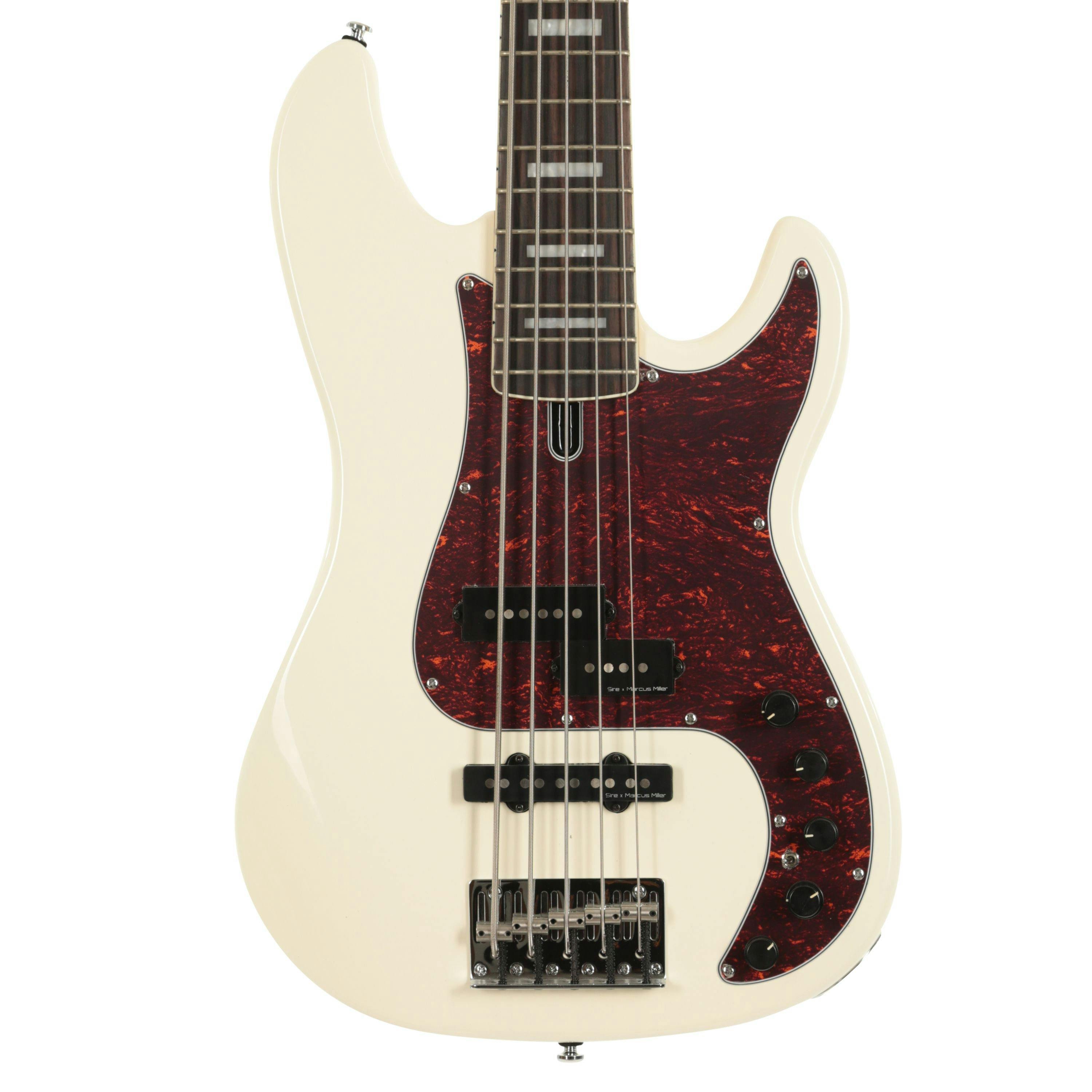 Sire Version 2 Updated Marcus Miller P7 Alder 5-String Bass in Antique White - 431244-V2UDP7A5AWH (2).jpg