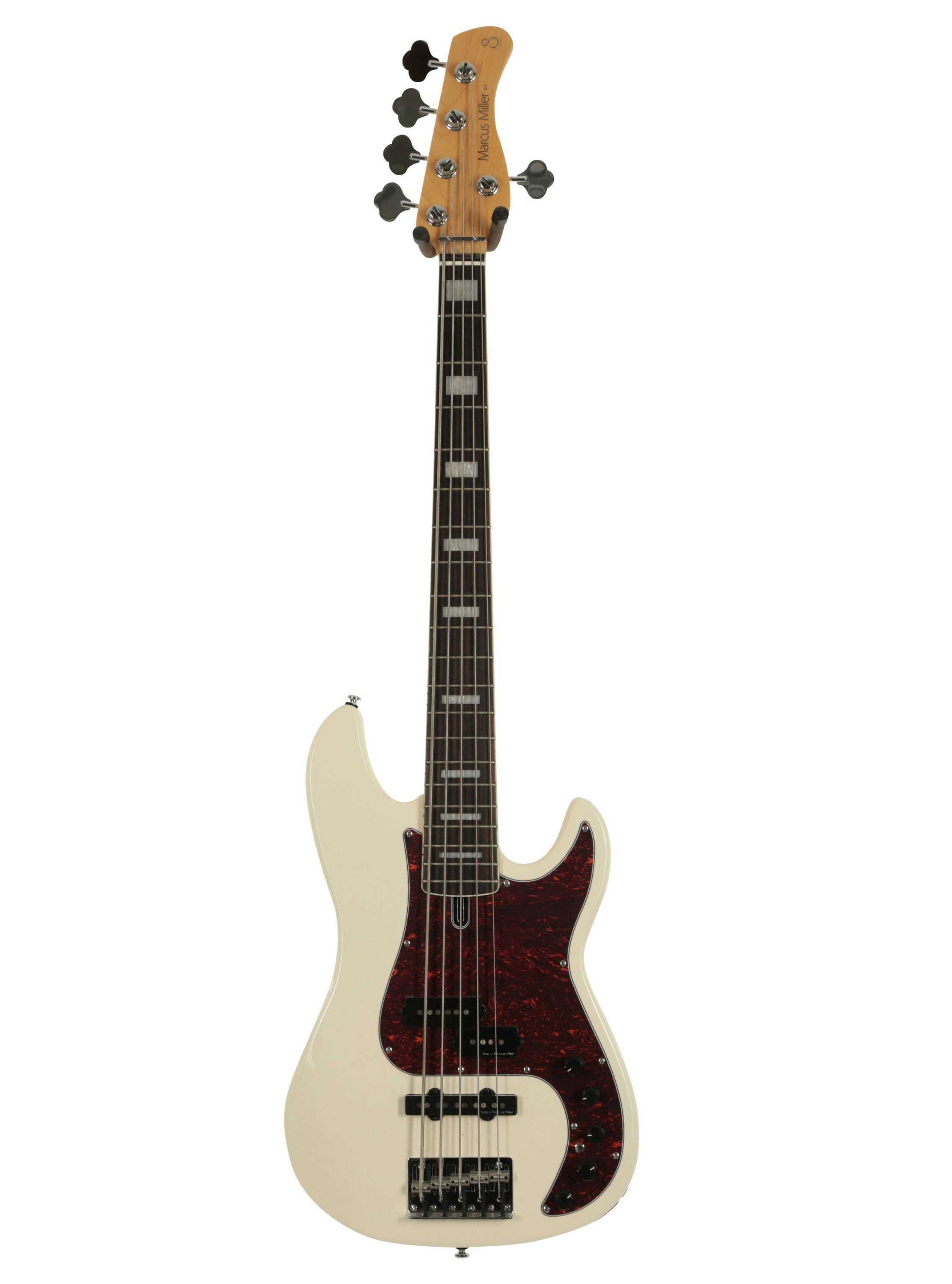 Sire Version 2 Updated Marcus Miller P7 Alder 5-String Bass Guitar in Antique White - 431245-V2UDP7A5AWH (3).jpg