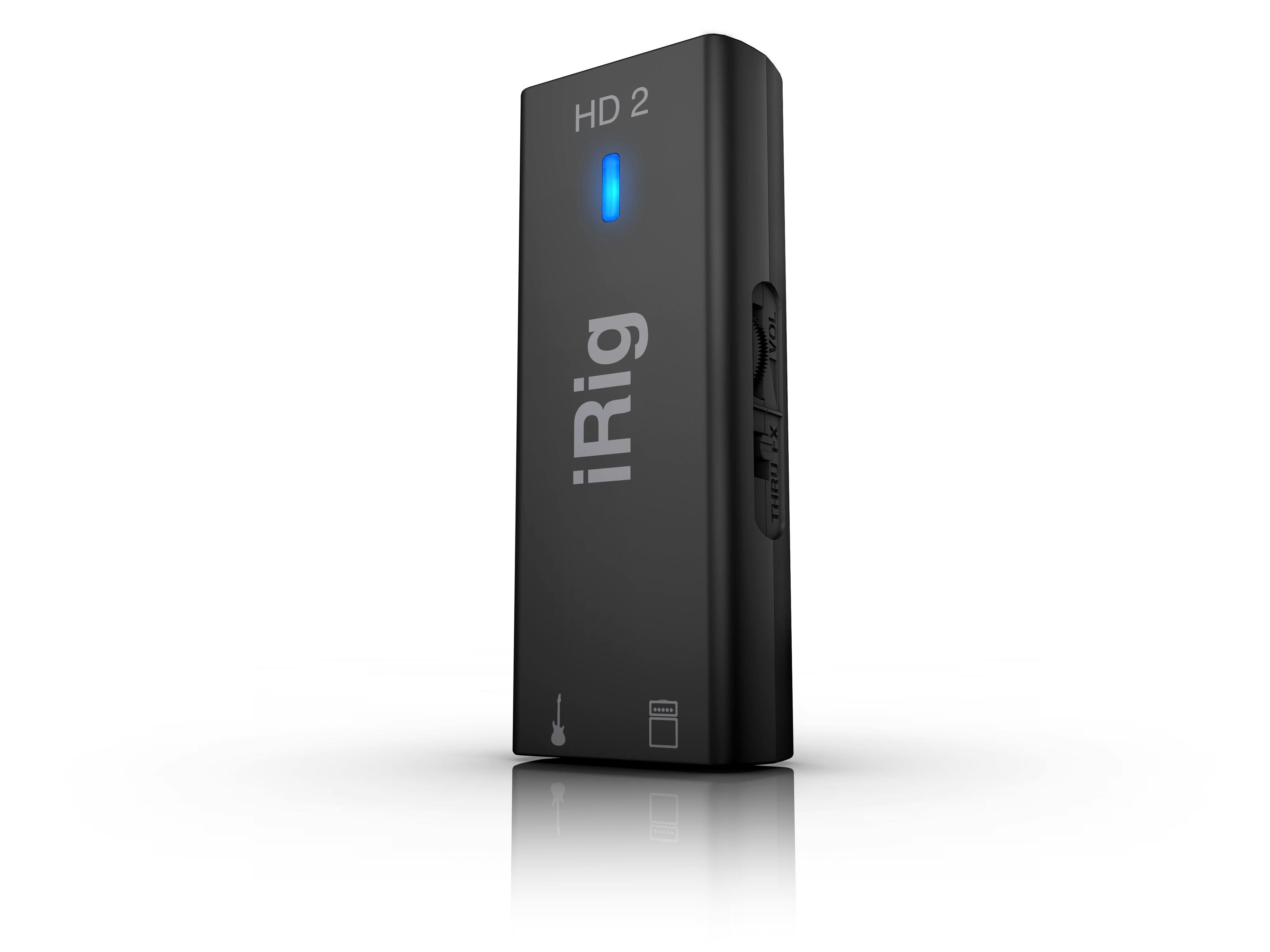 IK Multimedia iRig HD 2 Guitar Audio Interface - 121512-6_iRigHD2_front34_vert.jpg