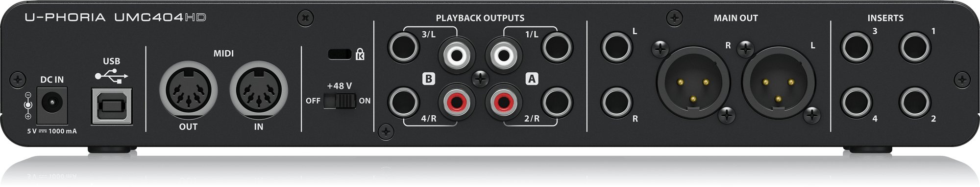 Behringer UMC404HD USB Audio Interface - Andertons Music Co.
