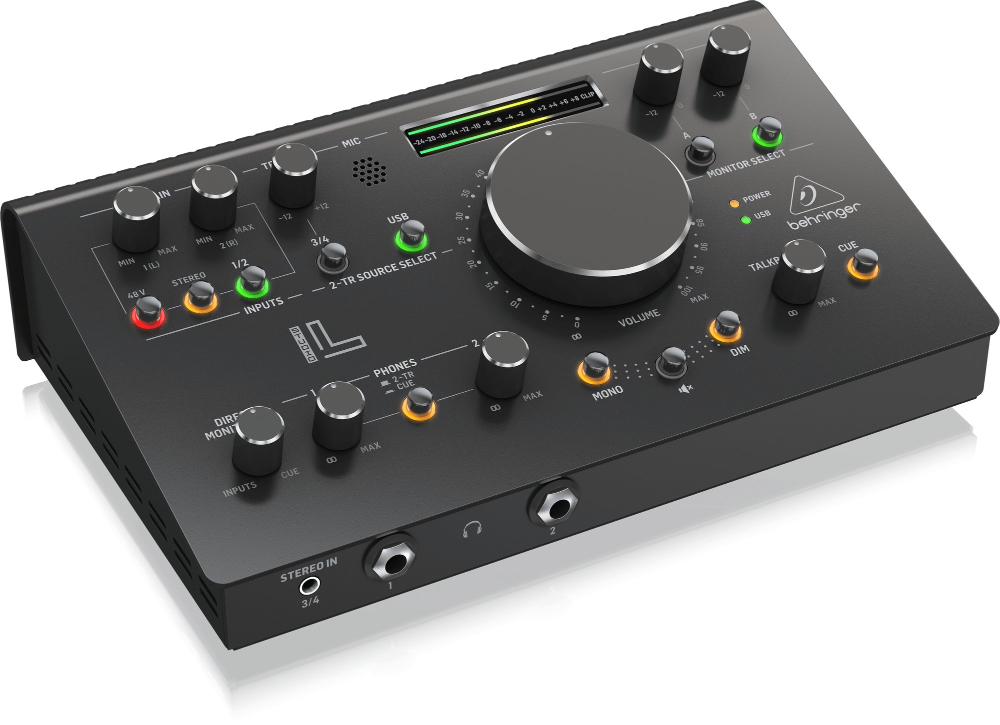 Behringer STUDIO L - Premium Studio Control & Communication Center with USB Audio Interface - 470541-STUDIO-L_P0E87_Left_XL.jpg