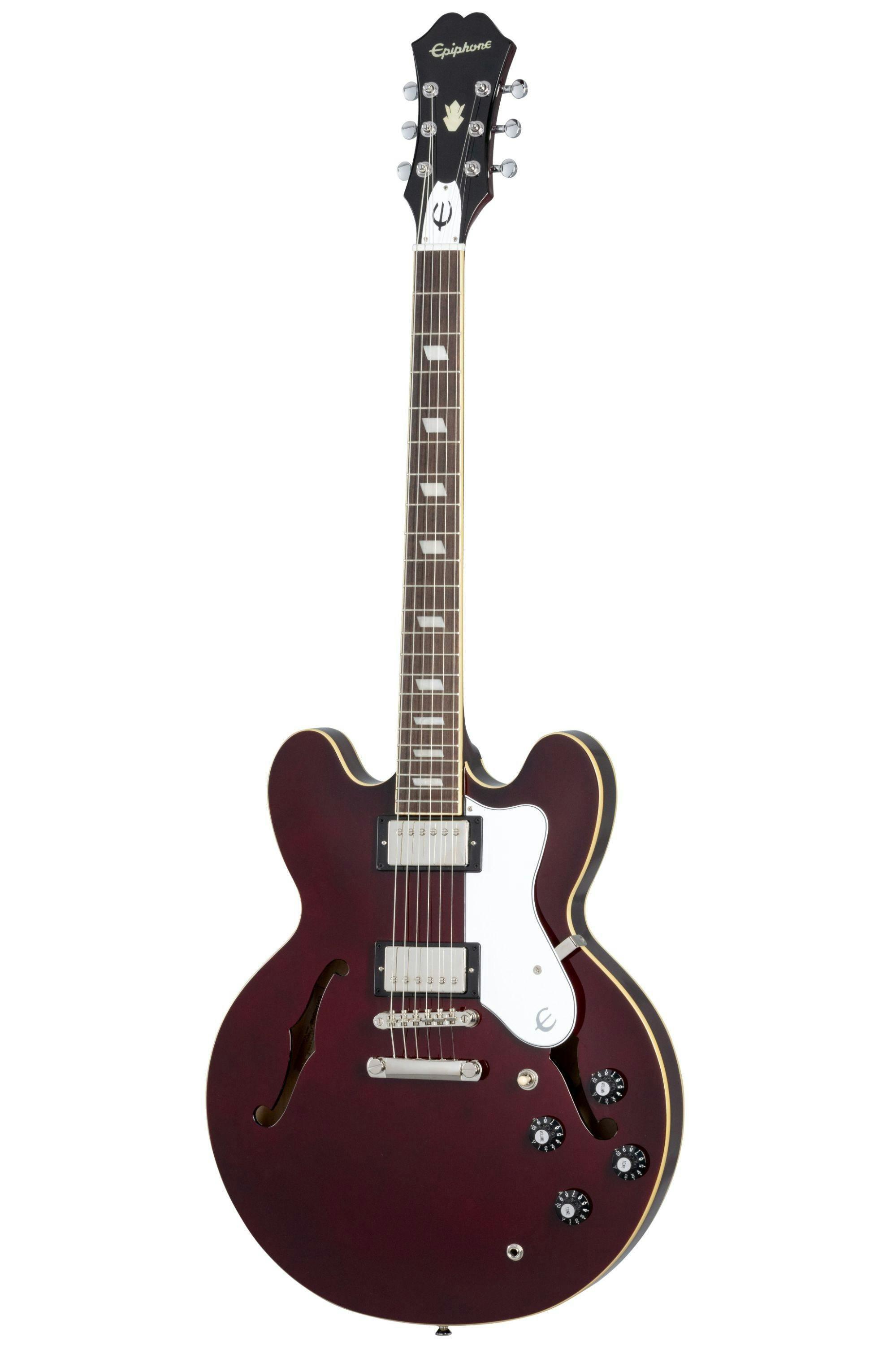 Epiphone Noel Gallagher Riviera Semi-Hollow Electric Guitar in Dark Wine Red - 534086-Epiphone Noel Gallagher Riviera Semi Hollow Electric Guitar in Dark Wine Red 2.jpg