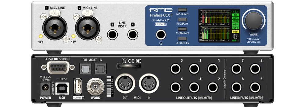RME Fireface UCX II - 40 Channel USB 2.0 Interface - 447011-Fireface-UCX-II-C.jpg