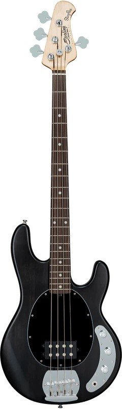 Sterling By Music Man SUB Stingray 4 Trans Black Satin RN Bass