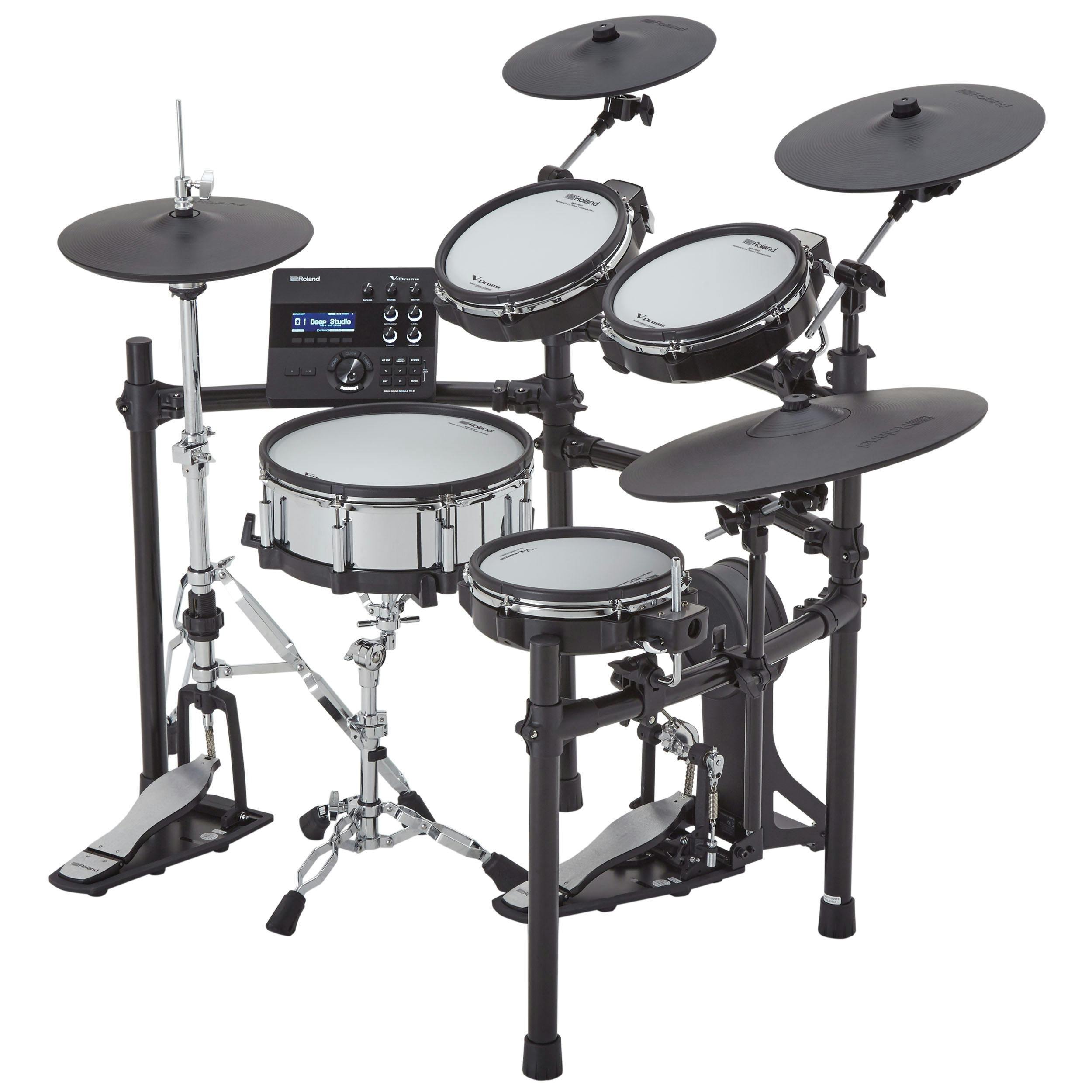 Roland TD27KV2 V-Drum Electronic Drum Kit - 541496-TD-27KV2_Sideup.jpg