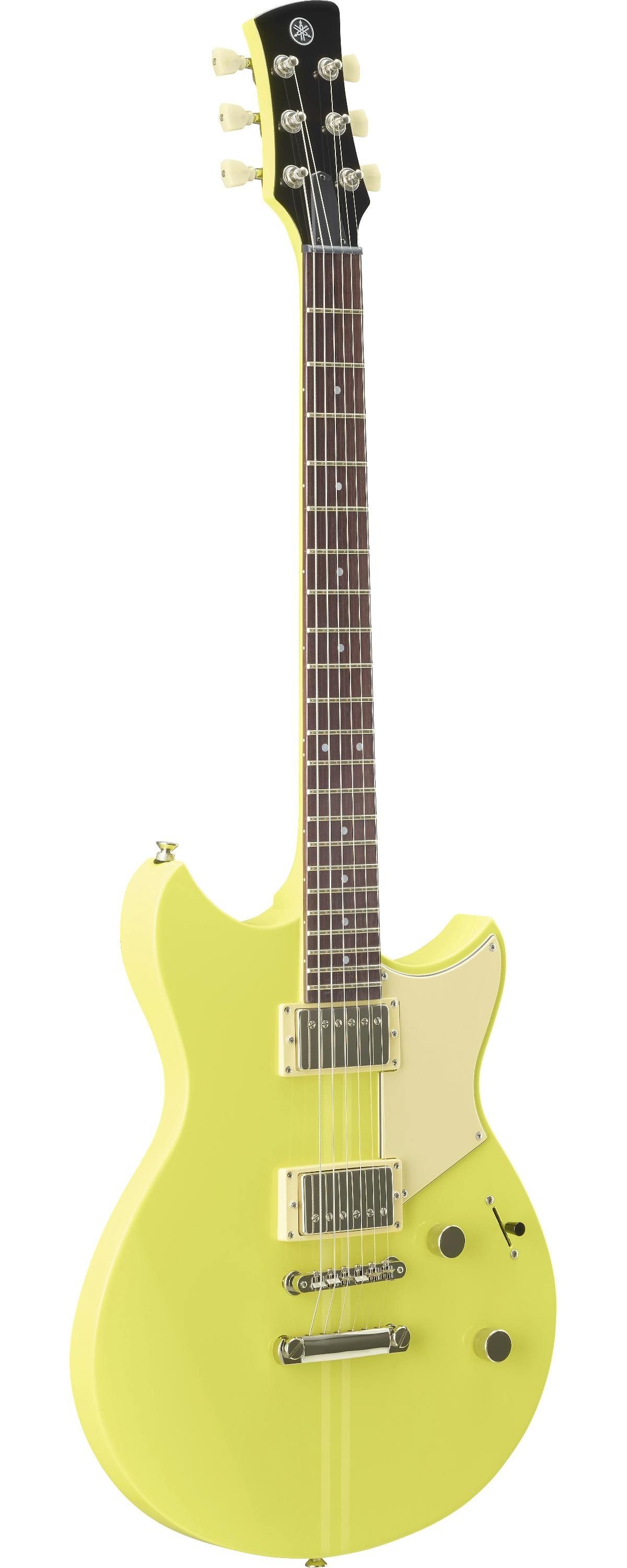 Yamaha Revstar Element RSE20 Electric Guitar in Neon Yellow - 497084-Yamaha-Revstar-RSE20-Neon-Yellow-Angle.jpg
