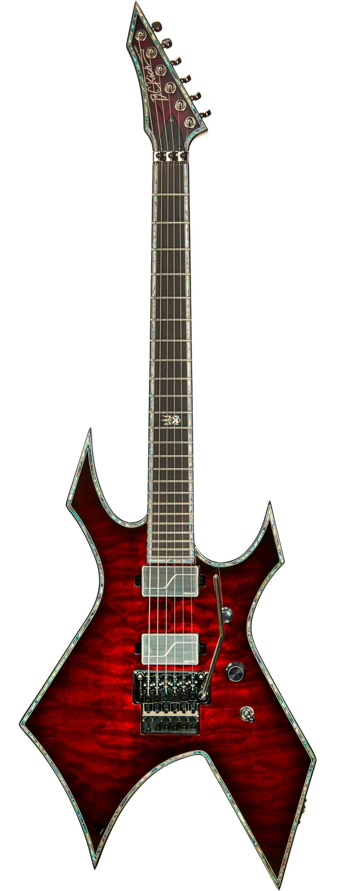 BC Rich Extreme Series Warlock Exotic Electric Guitar with Floyd
