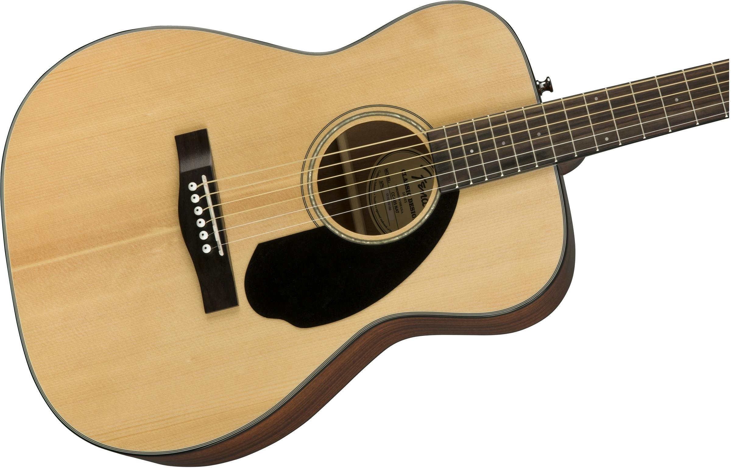 Fender CC60S Concert Sized Acoustic Guitar Natural - Andertons