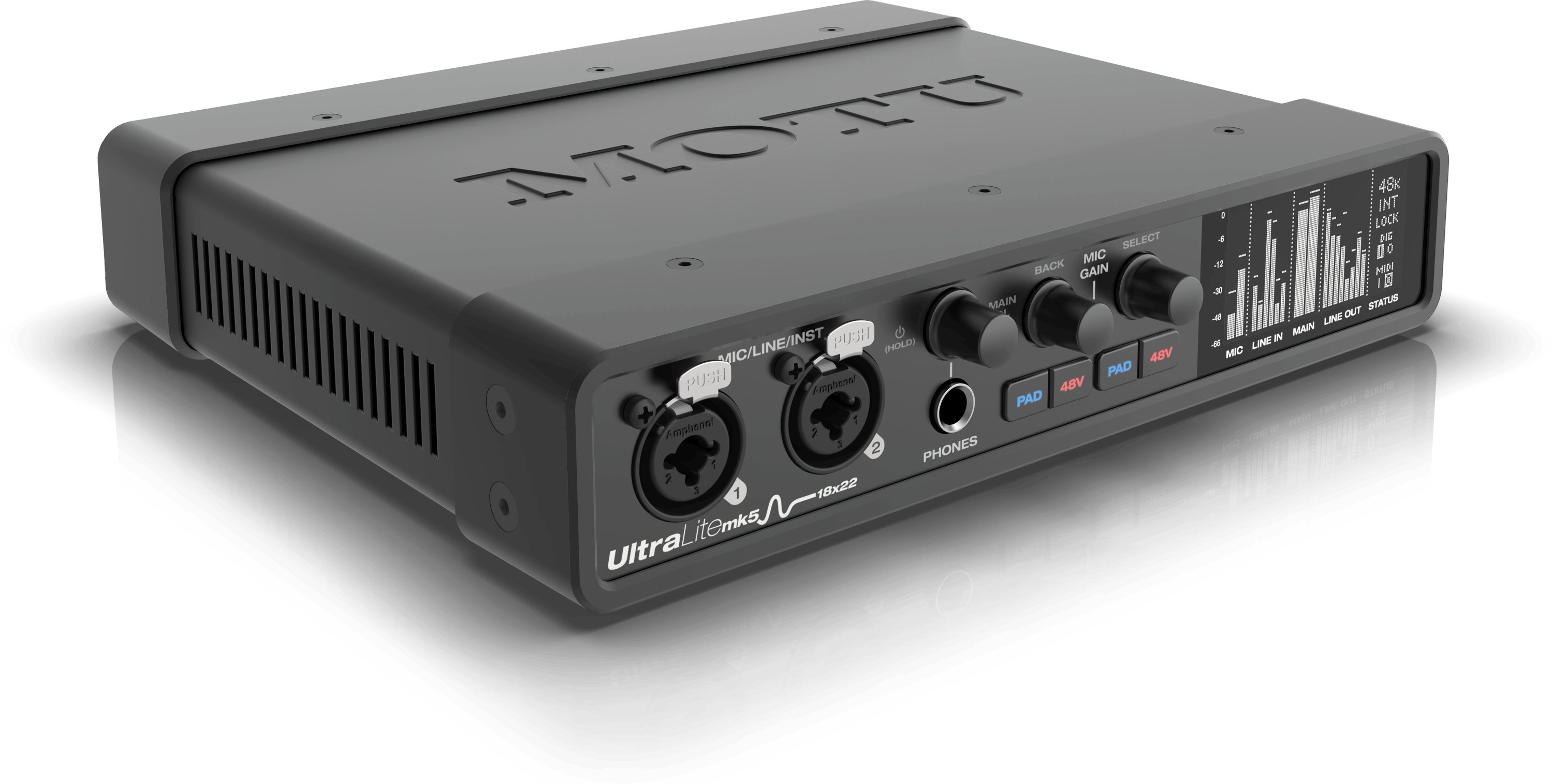 MOTU UltraLite-mk5 18x22 USB Audio Interface - 1285-Motu_ultralite-mk5_Right.jpg