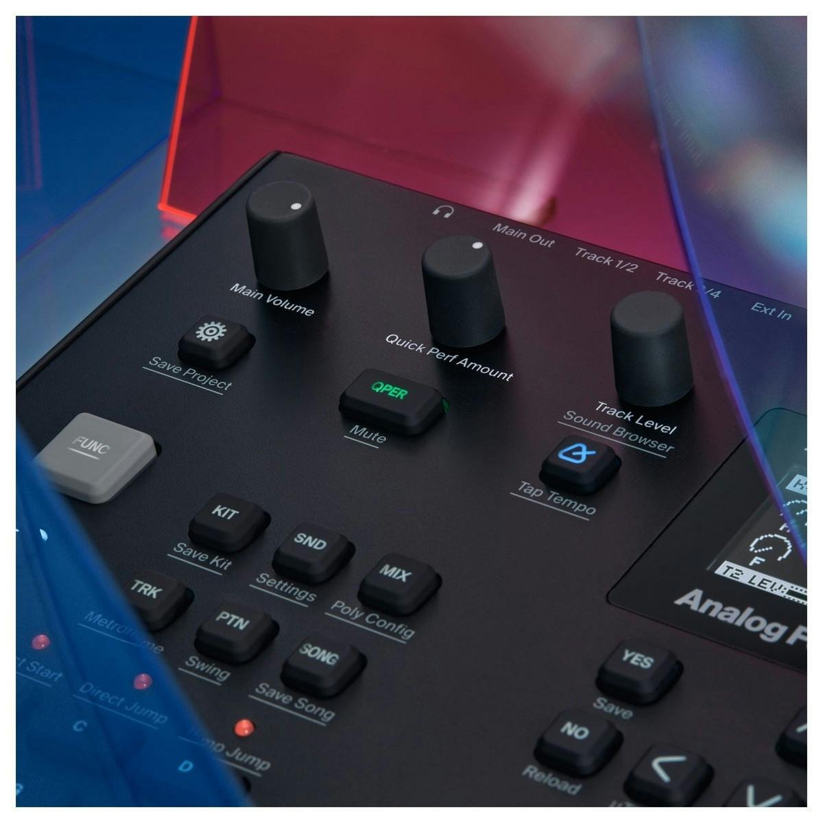 Elektron Analog Four MKII - 4-Voice Polyphonic Tabletop Synth