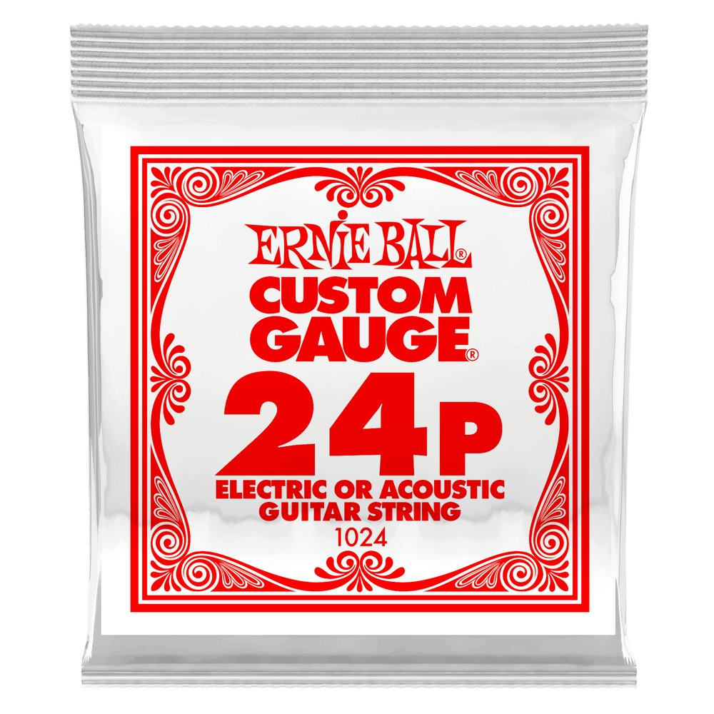 Ernie Ball Single Plain Guitar String 24P - 524109-Ernie Ball Single Plain Guitar String 24P.jpg