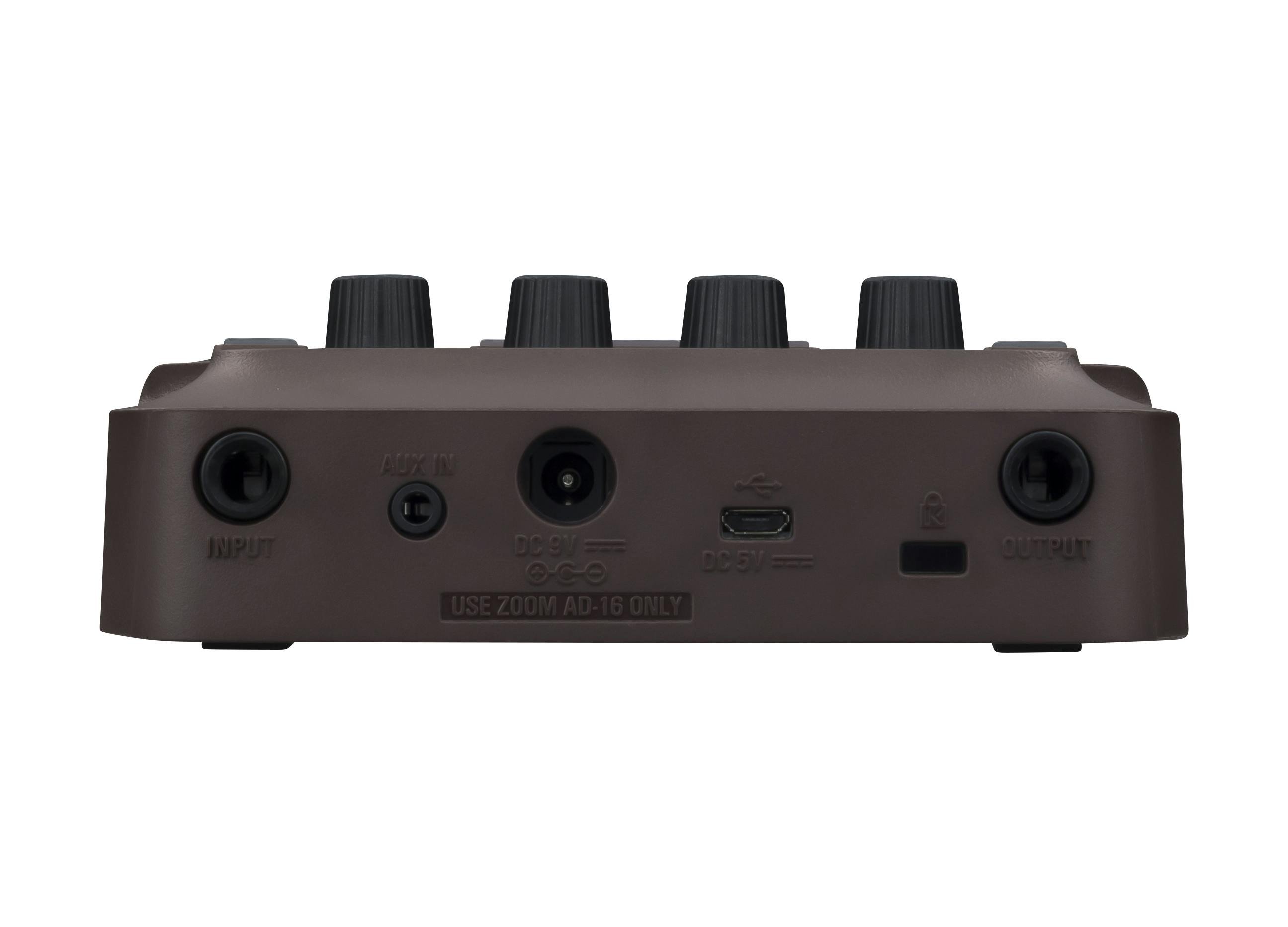 Zoom A1 Four Acoustic Multi Effects Pedal - 368008-A1_FOUR_rear_0.jpg