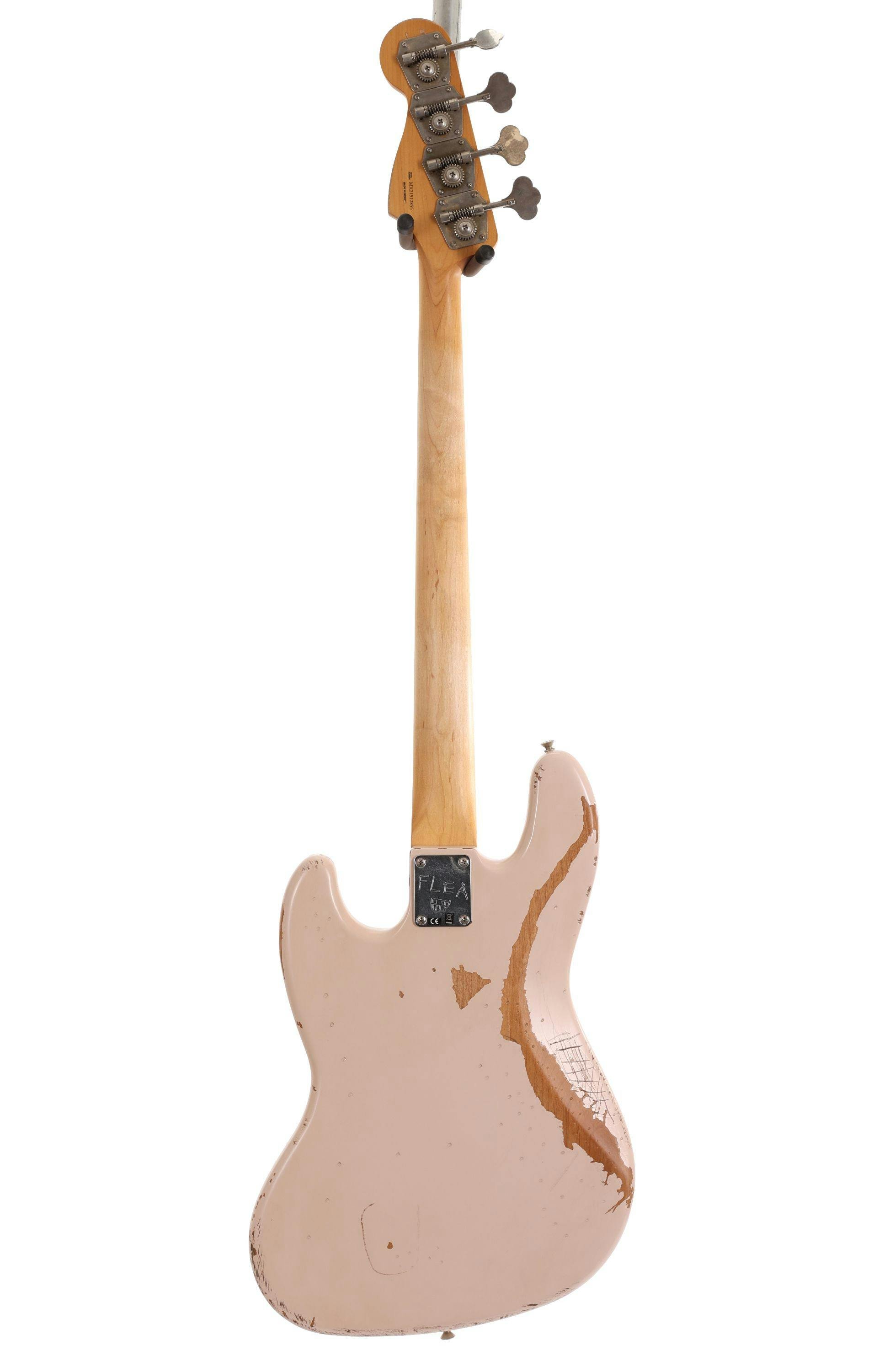 Fender Flea Signature Jazz Bass Guitar in Shell Pink - 454477-0141020356 (4).jpg