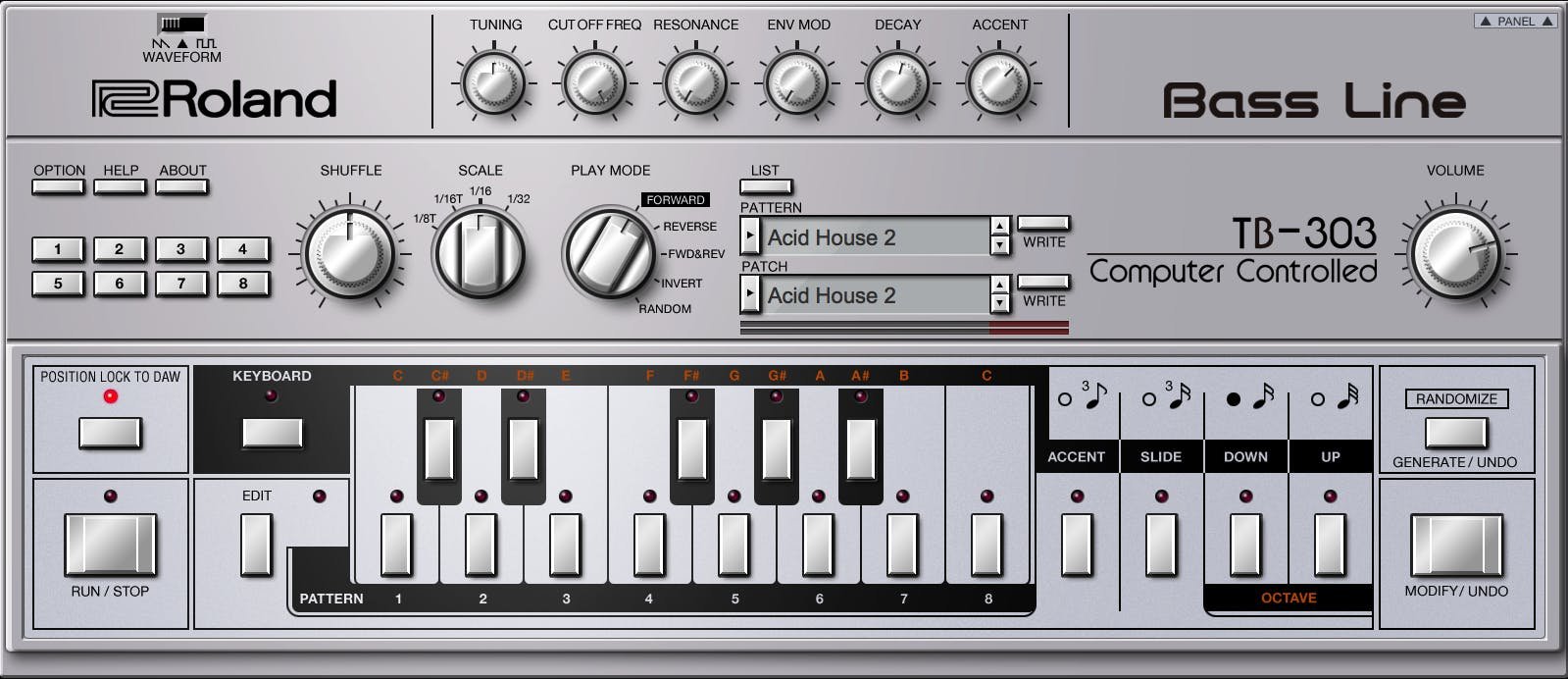 Roland Cloud TB-303 Virtual Instrument Plugin - Lifetime Key
