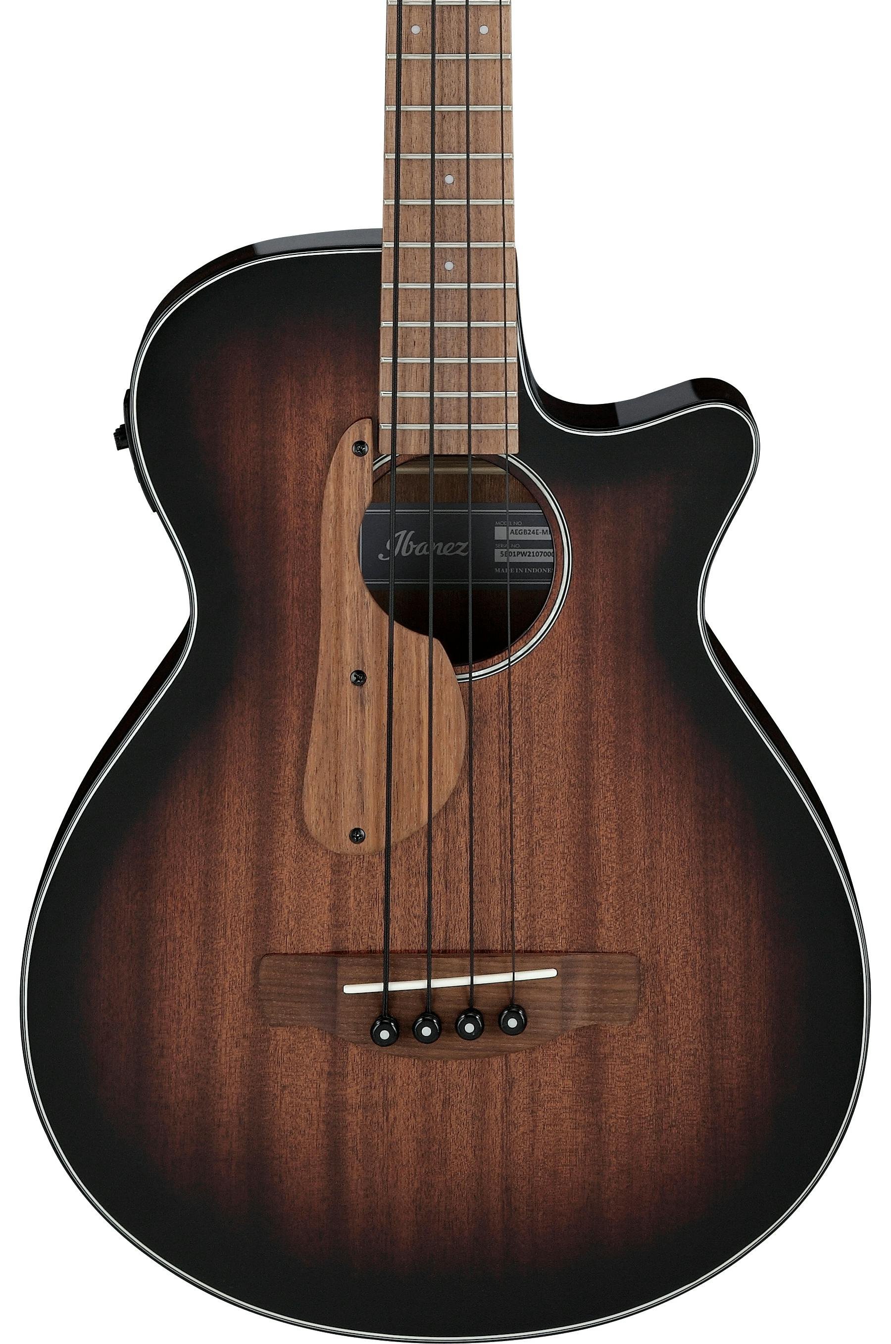 Ibanez AEGB24E-MHS Electro Acoustic Bass Guitar in Mahogany Sunburst High Gloss - 484501-Ibanez-AEGB24E-MHS-Body.jpg