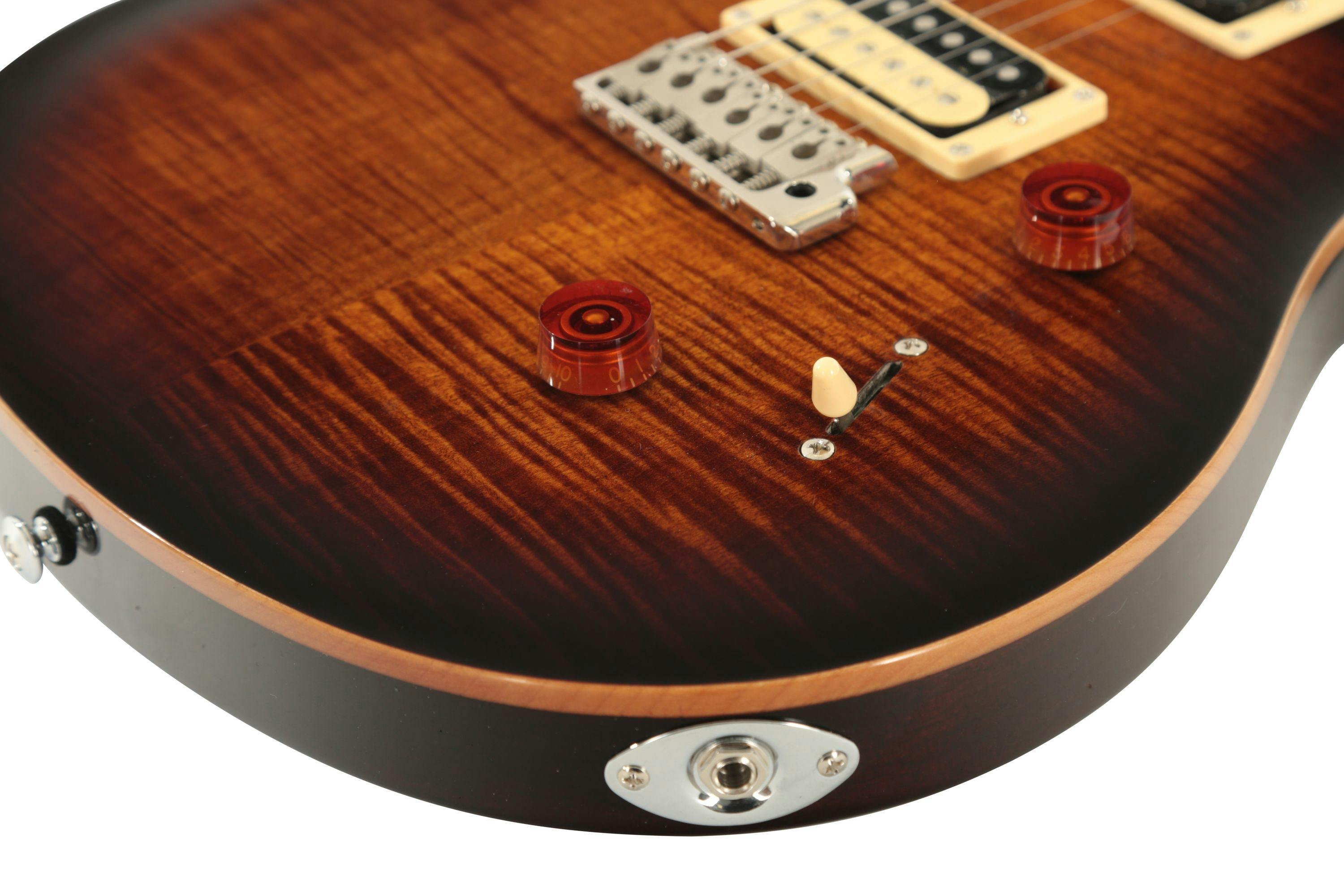 PRS SE Custom 24 Electric Guitar in Black Gold Burst - 427156-SECU44BG (8).jpg