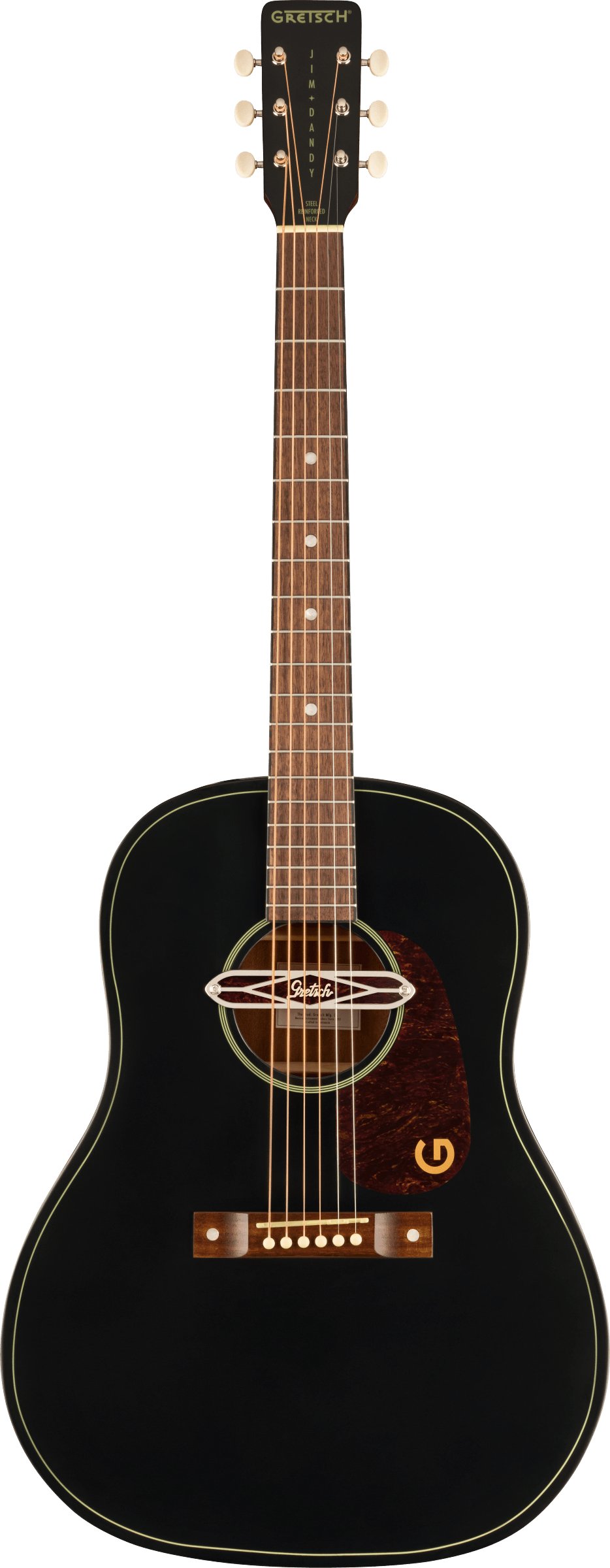 Gretsch Jim Dandy Deltoluxe Dreadnought Black Top - Andertons