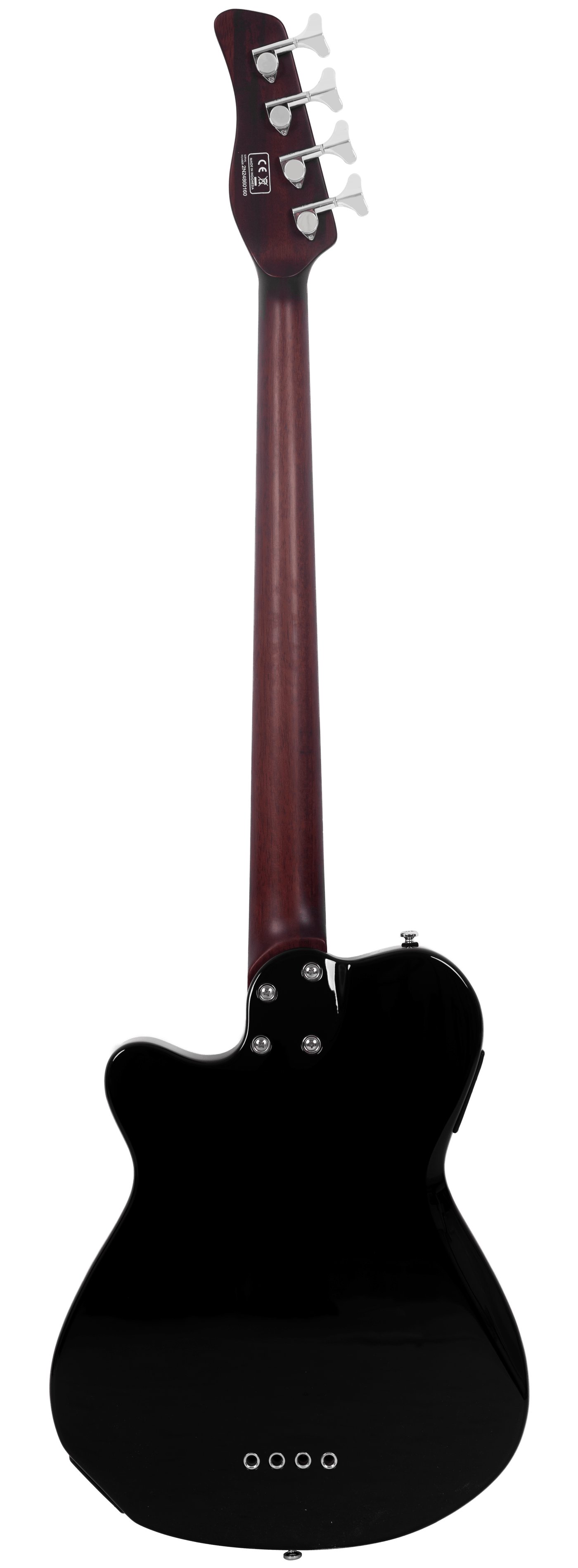 Sire Marcus Miller GB5 Electro-Acoustic 4-String Bass Guitar in Black - SIREGB54BK-Sire-Marcus-Miller-GB5-Electro-Acoustic-4-String-Bass-in-Black-Back.jpg