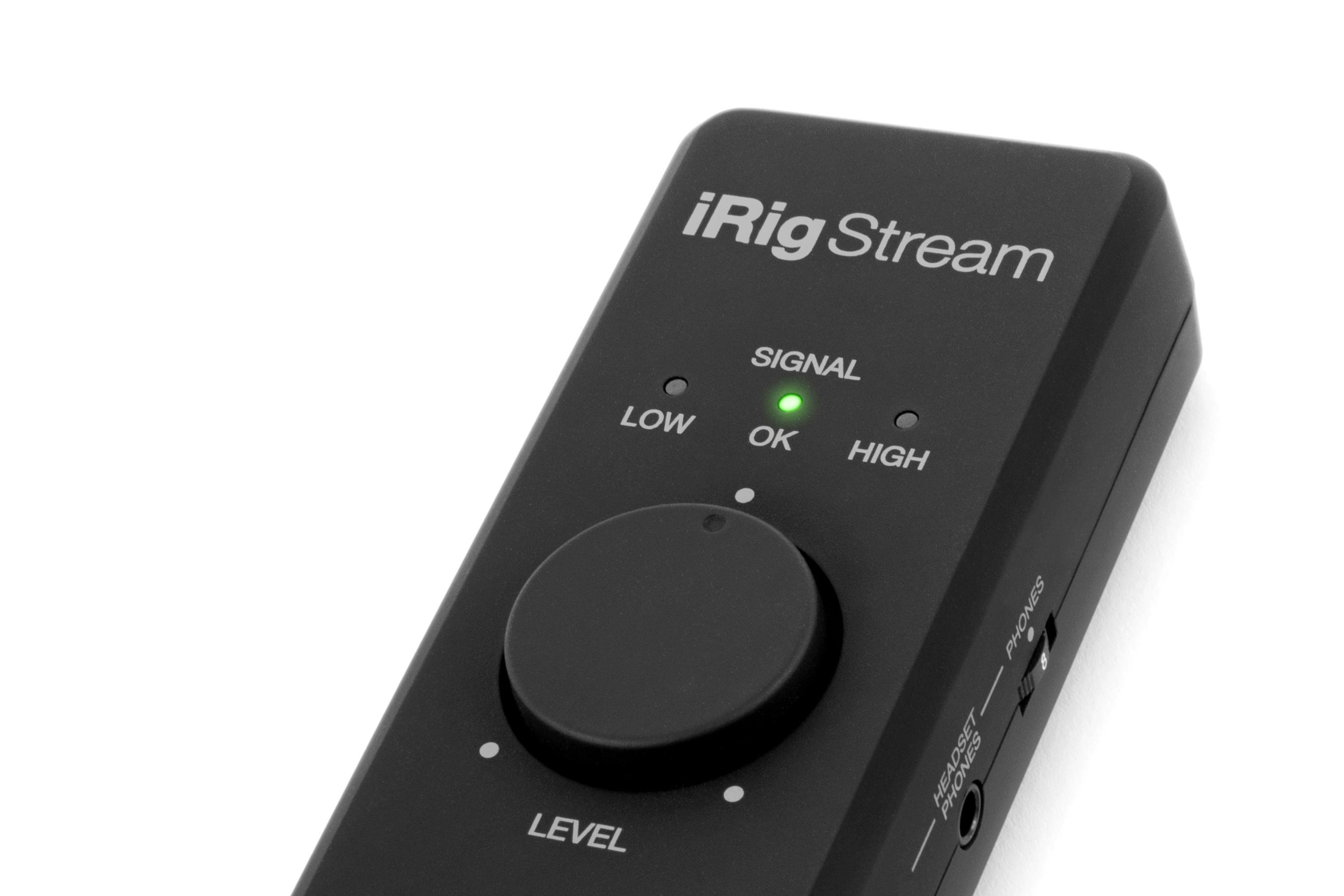 IK Multimedia iRig Stream Streaming Audio Interface for iOS, Mac