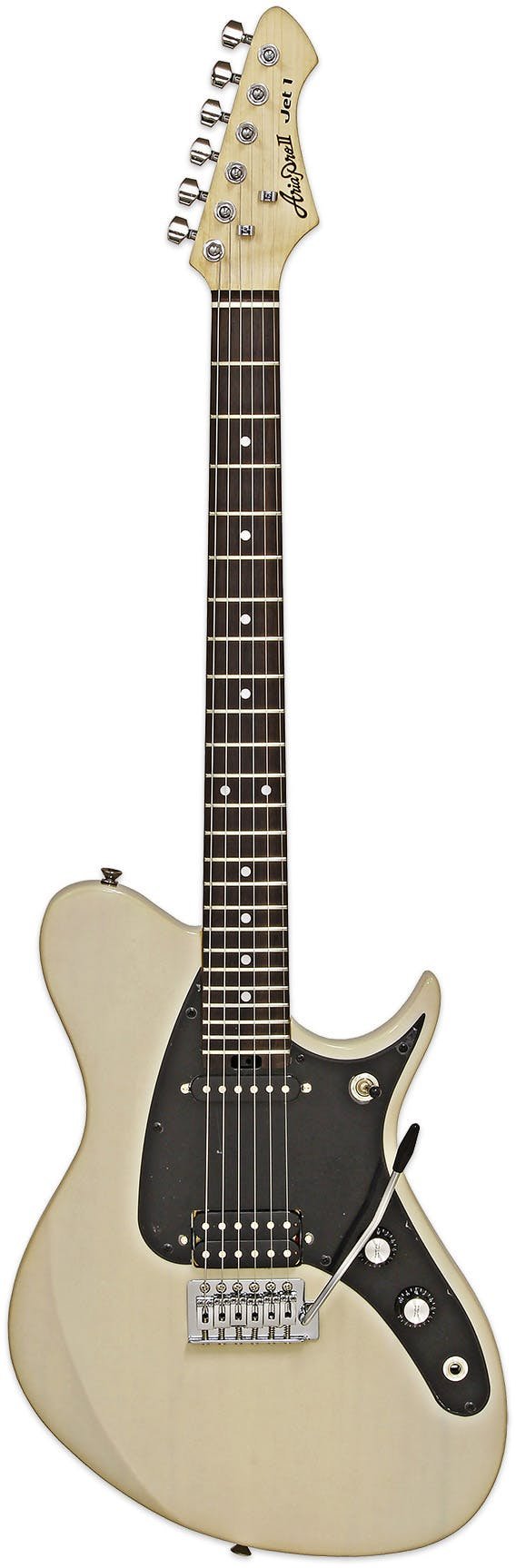 Aria J Series J-1 Electric Guitar in See-Through Vintage White - J-1-SVW-Aria-J-Series-Electric-Guitar-in-See-Through-Vintage-White-Front-Full.jpg