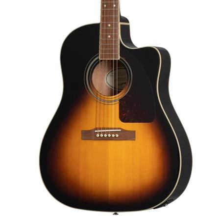 Epiphone J-45 EC Studio Electro Acoustic In Vintage Sunburst - EE2SVSNH3_3_Front cropped.jpg