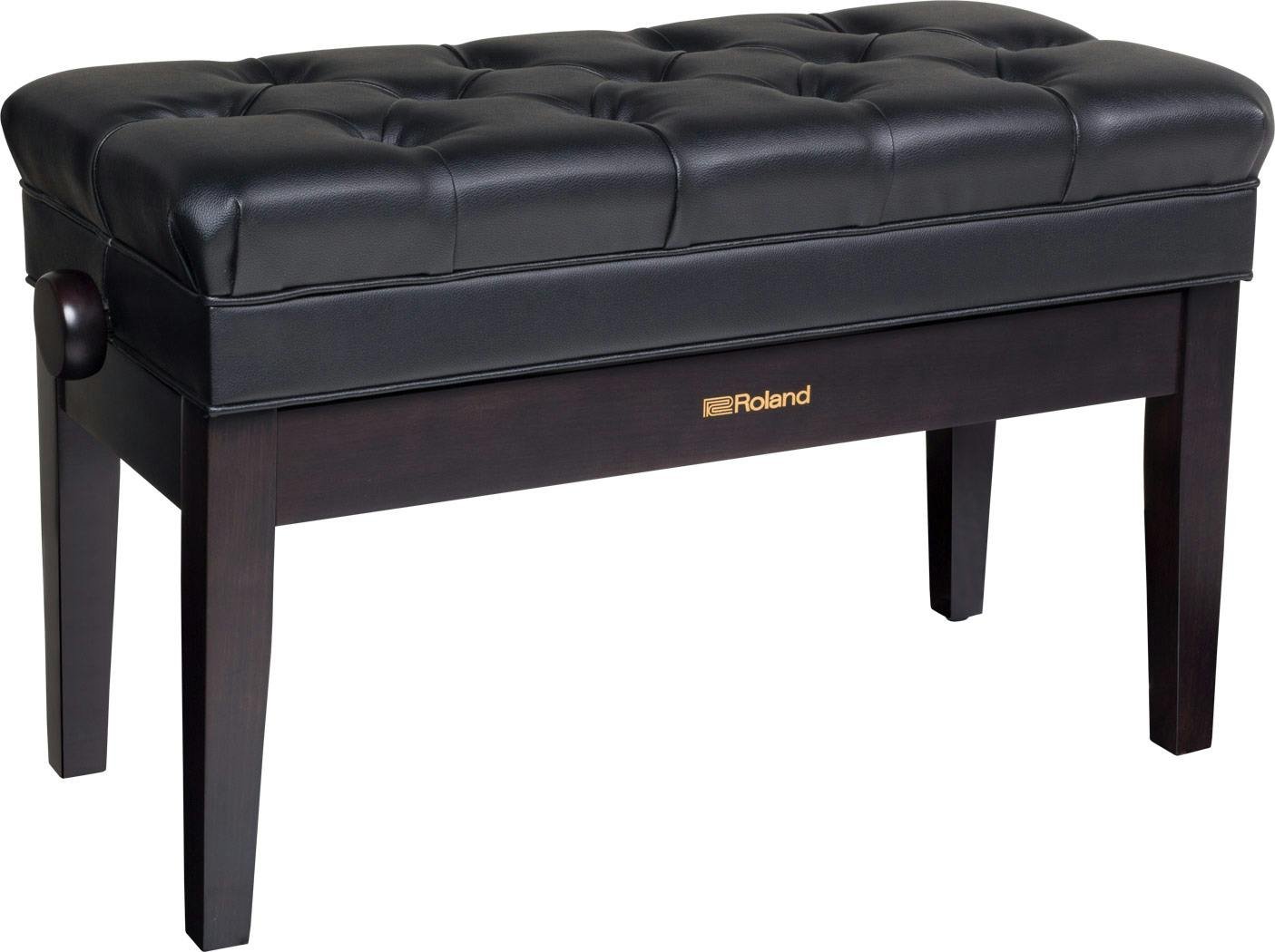 Roland RPB-D500RW Duet Piano Bench in Rosewood with Vinyl Seat - 447370-1623683372651.jpg