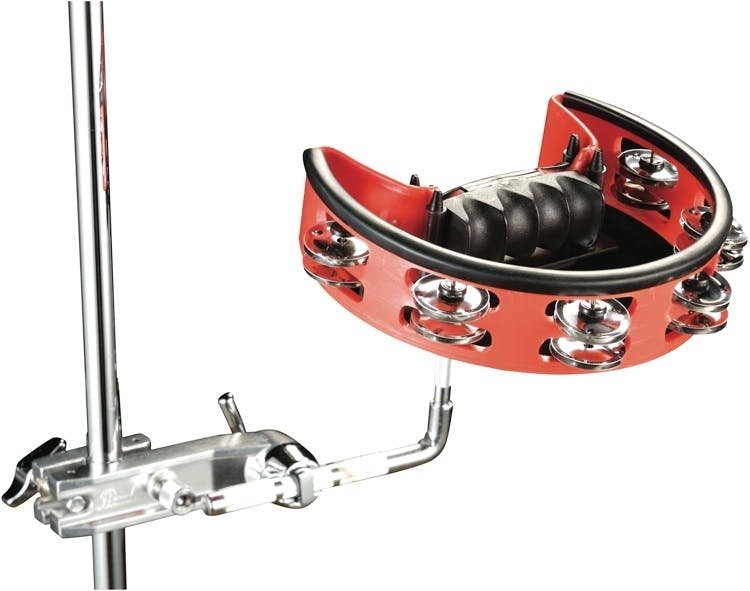 Pearl Ultra Grip Adjustable Volume Tambourine & Mount with Brass Jingles - 64090-tmp549B.jpg