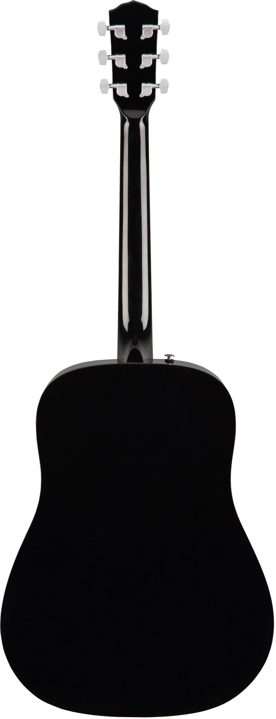 Fender CD60S Solid Top Dreadnought Guitar in Black - 321183-0961701006_gtr_back_001_rl.jpg