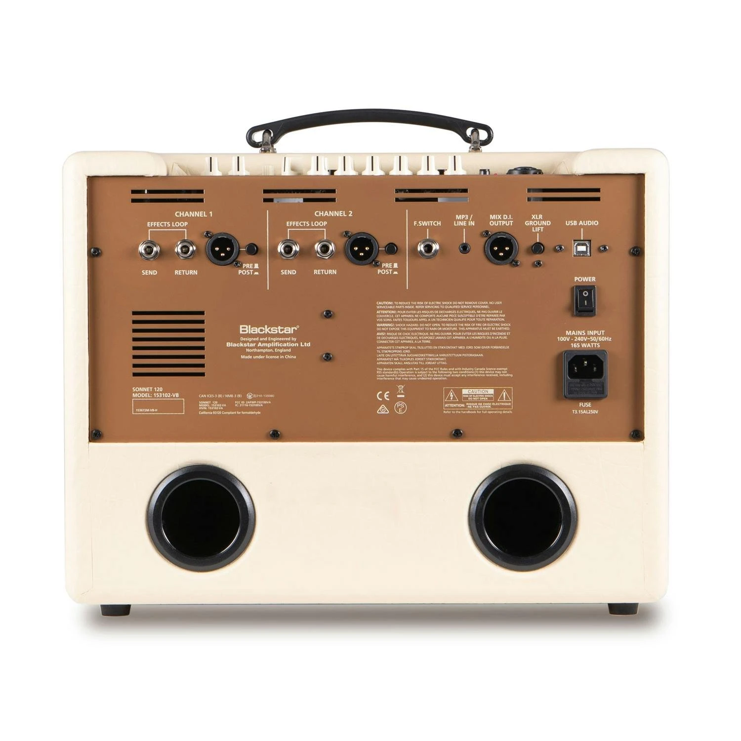 Blackstar Sonnet 120 Acoustic Amplifier In Blonde - 373493-Blackstar Sonnet 120 Blonde 2.jpg