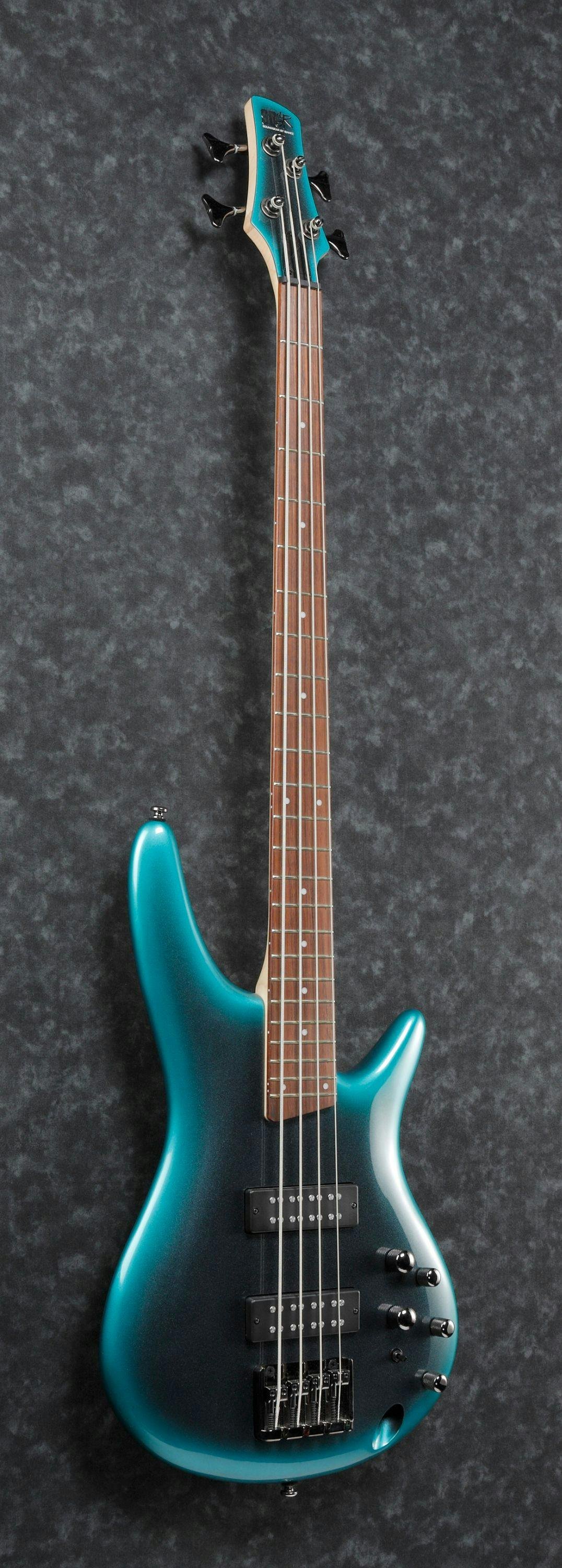 Ibanez SR300E-CUB Bass Guitar in Cerulean Aura Burst - 370658-SR300E_CUB_1P_02_Tilt_Side (1).jpg