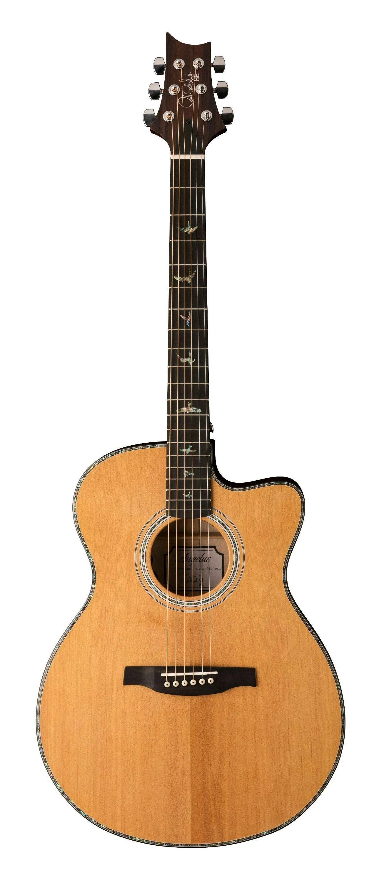 PRS SE Angelus A50E Cutaway Electro Acoustic Guitar in Natural & Black Gold - 257745-SE A50E.jpg