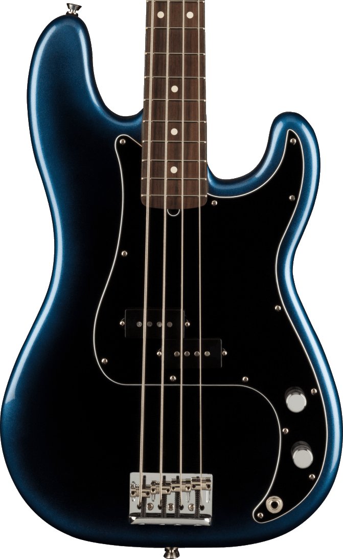 Fender American Professional II Precision Bass Guitar in Dark