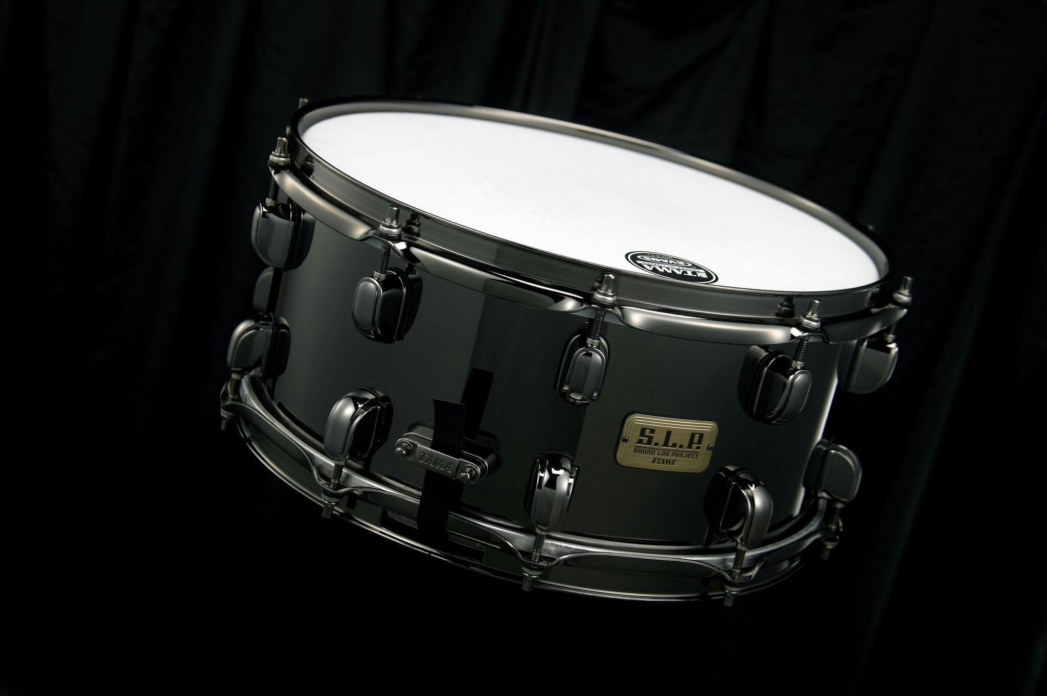 Tama 14" x 6.5" SLP Black Brass Snare Drum - 274290-1525430030124.jpg