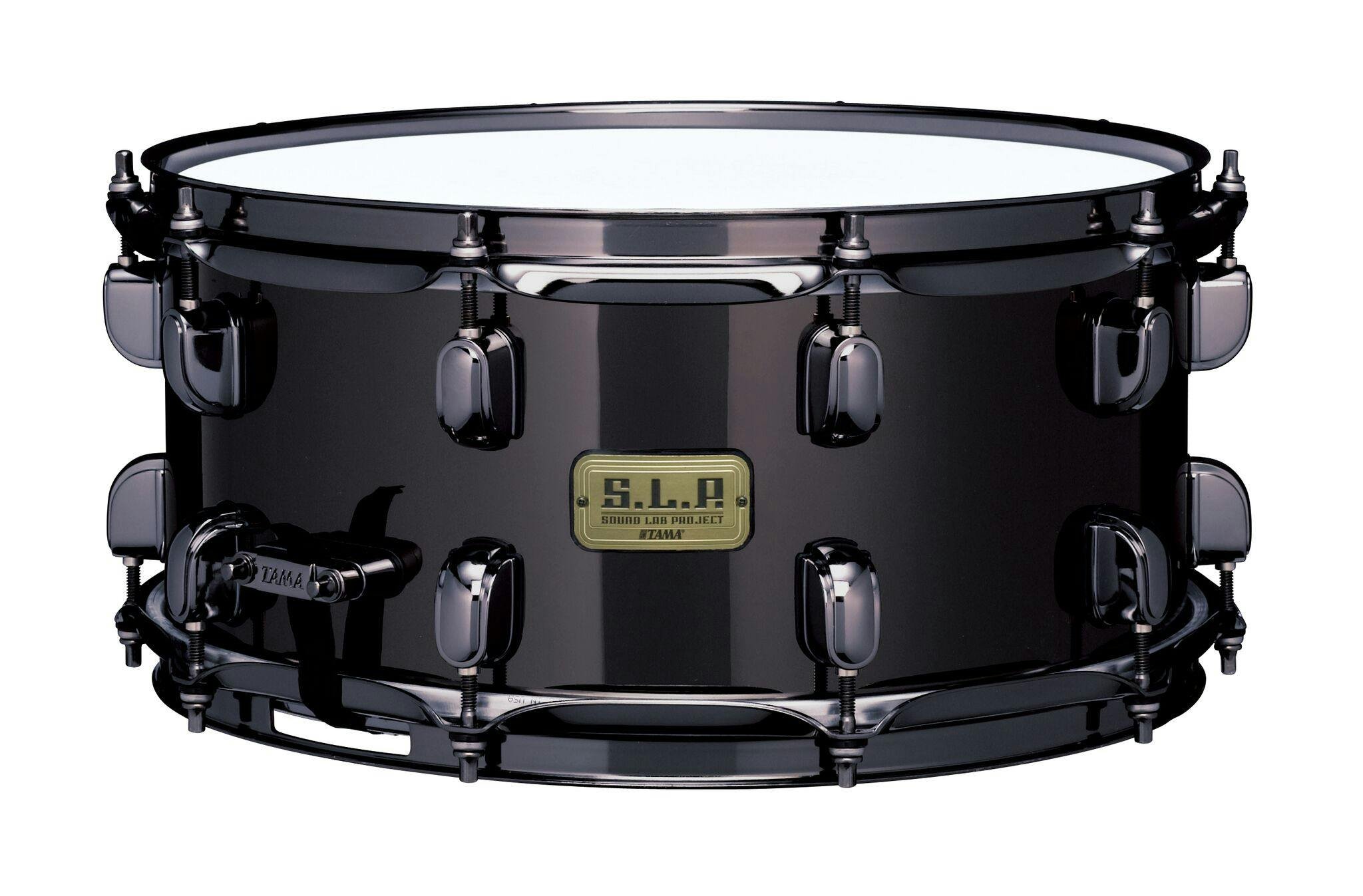 Tama 14" x 6.5" SLP Black Brass Snare Drum - 274294-1525430051384.jpg