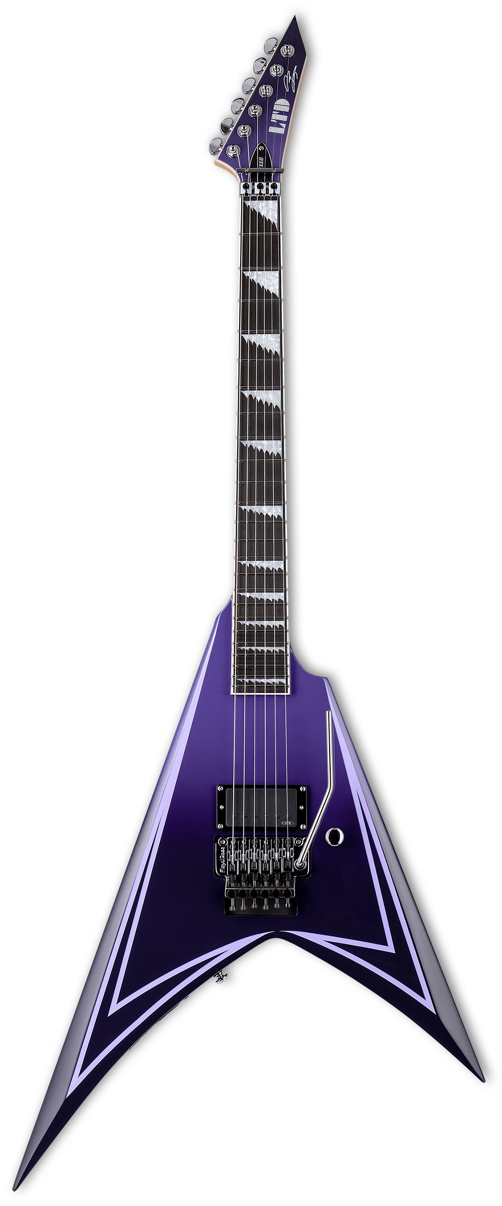 ESP LTD Hexed Alexi Laiho Signature Series in Purple Fade