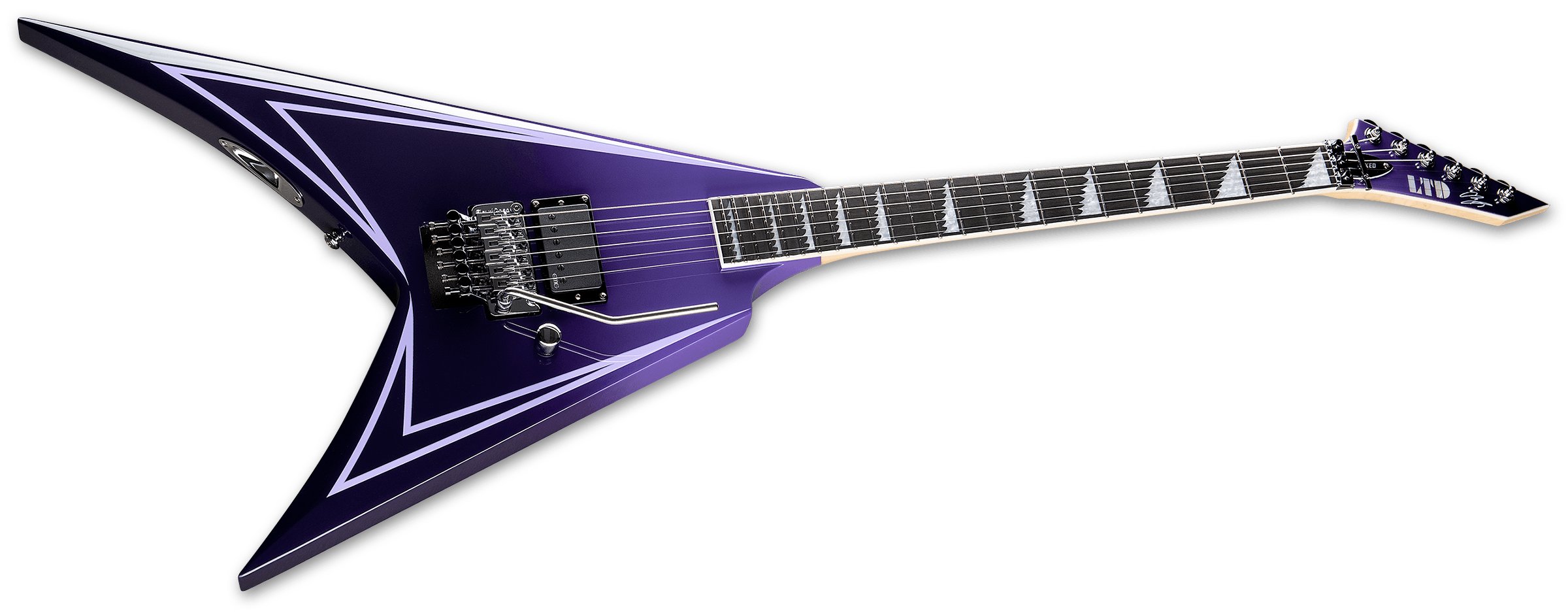 ESP LTD Hexed Alexi Laiho Signature Series in Purple Fade