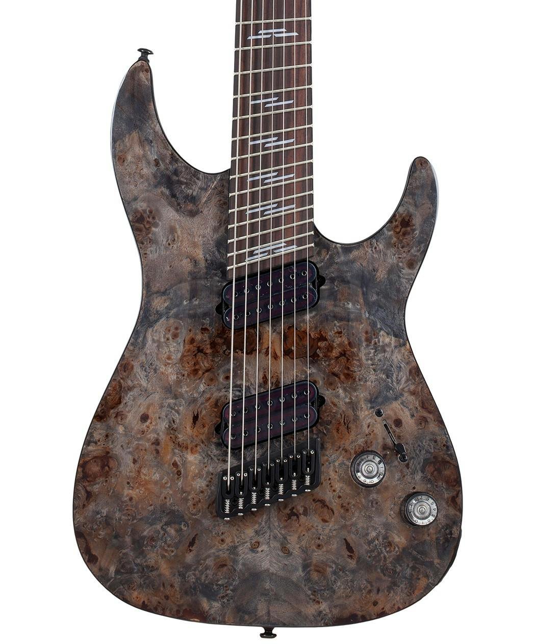 Schecter Omen Elite-7 MS 7 String Electric Guitar in Charcoal - SCH-GTR-2463-1.jpg