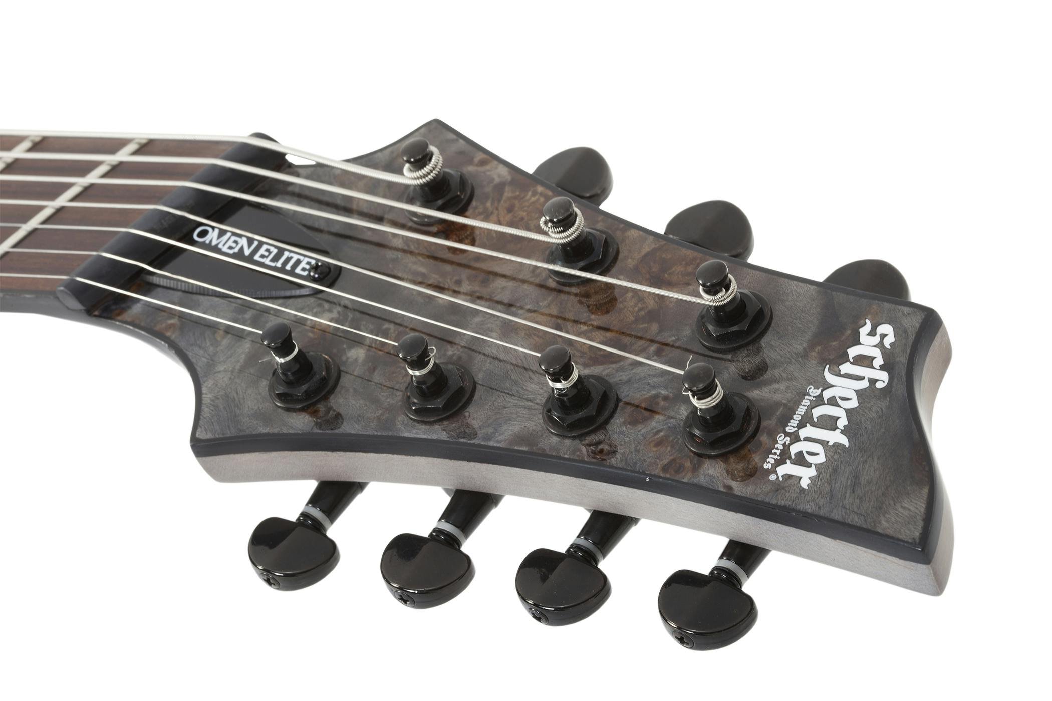 shecter omen-7 7弦ギター　ソフトケース付き Schecter Omen Elite-7 MS 7 String Electric Guitar in Charcoal