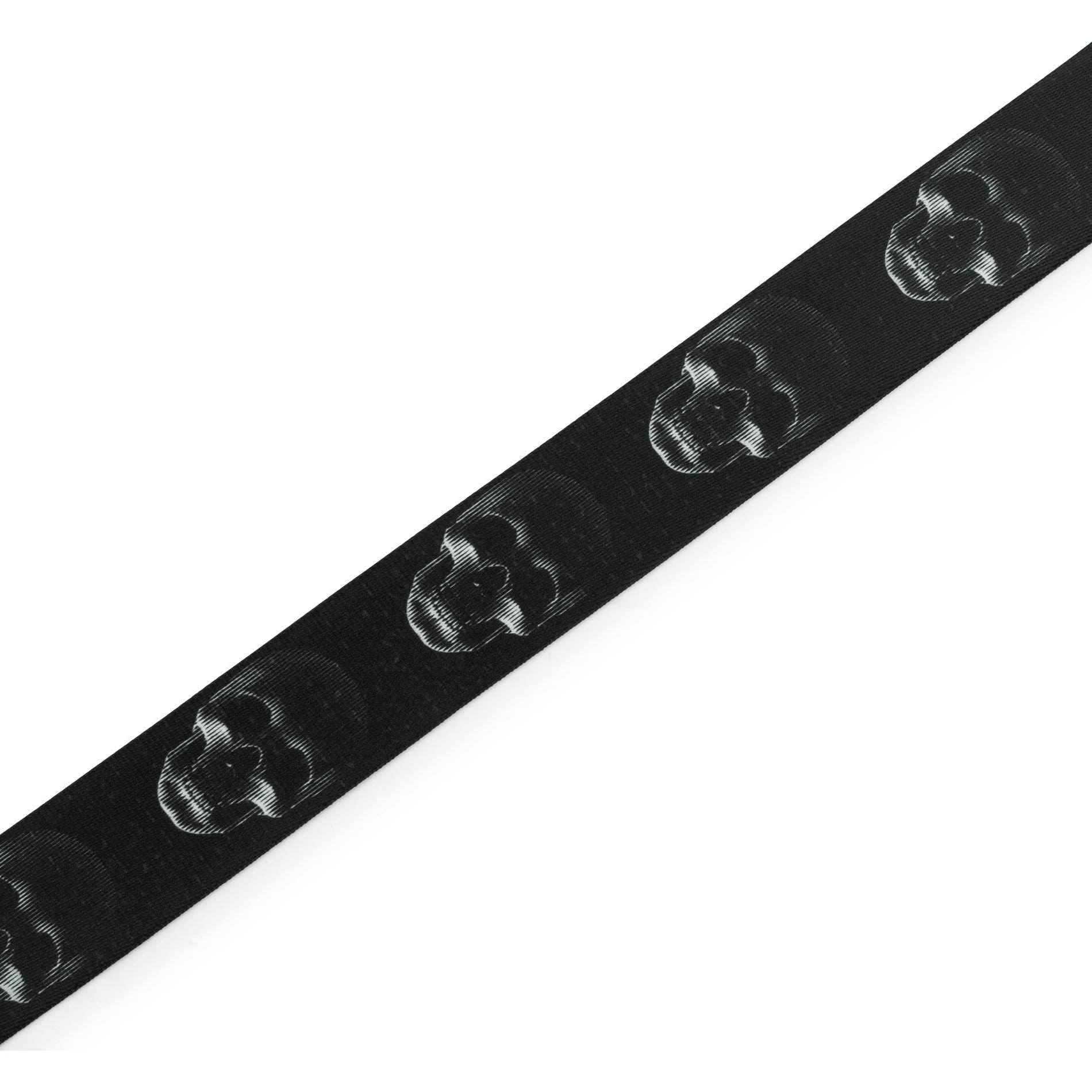 Levy Prints Polyester Guitar Strap in Black White Skull - 444341-1621512974953.jpg
