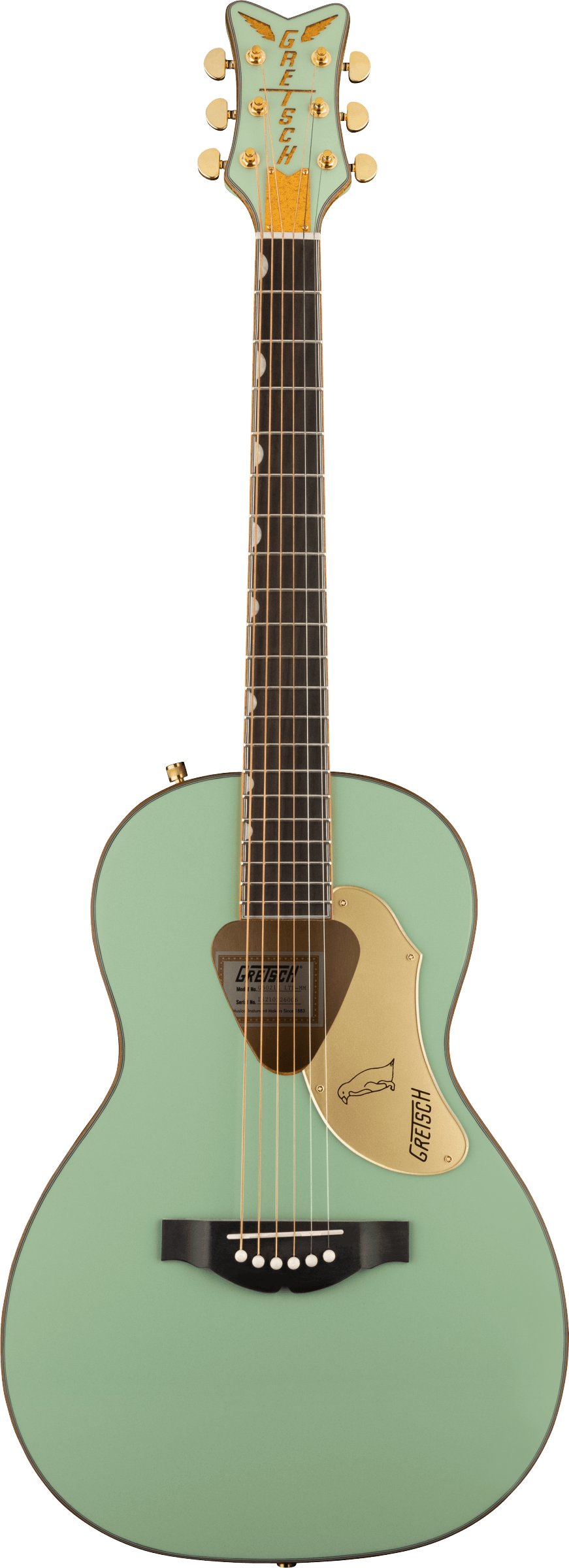 Gretsch G5021E Rancher Penguin Parlor Acoustic-Electric Mint Metallic - 490042-2714014549_gre_ins_frt_01_rr.jpg