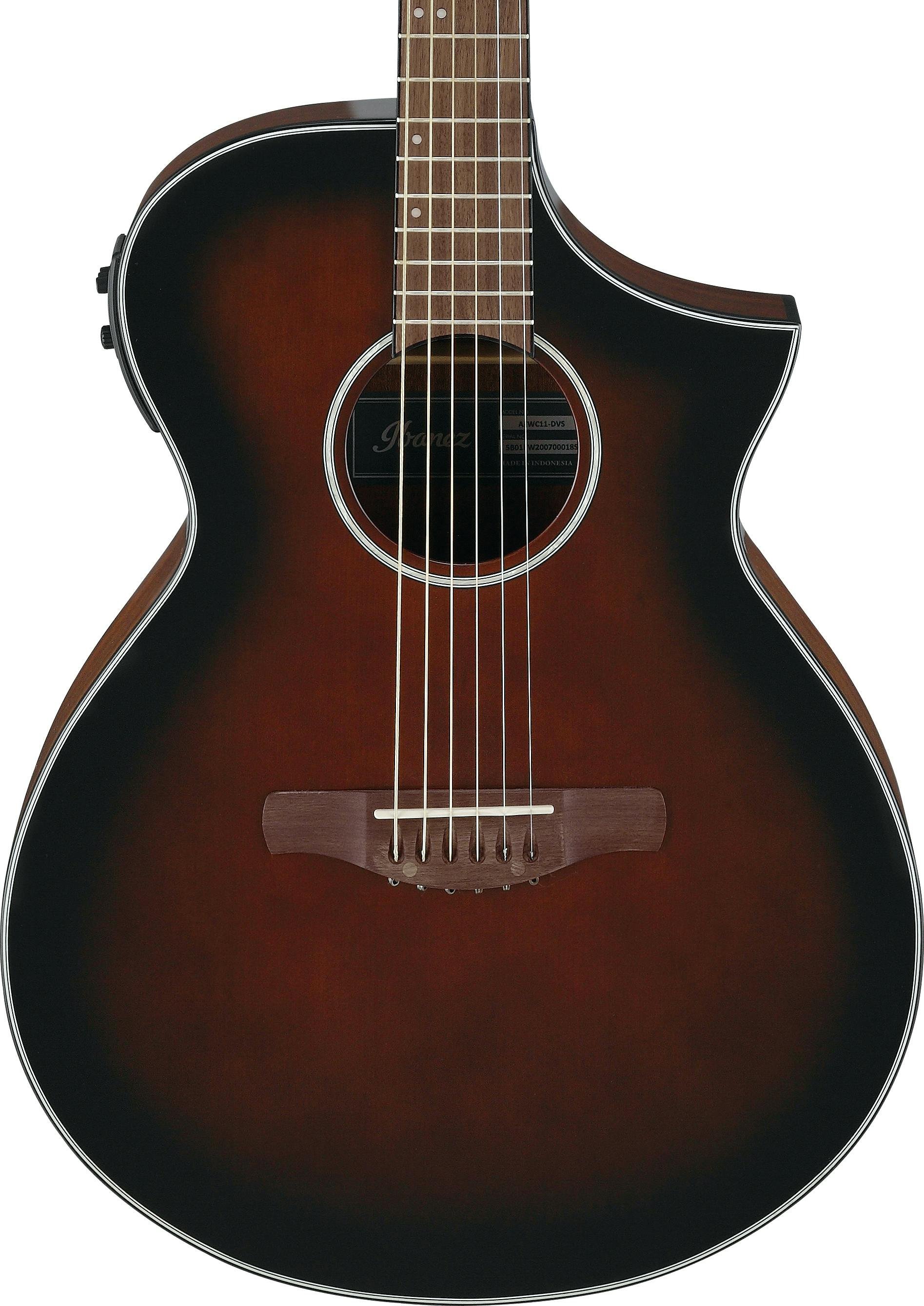 Ibanez AEWC11-DVS Acoustic Guitar in Dark Violin Sunburst - 424292-AEWC11_DVS_Hero.jpg