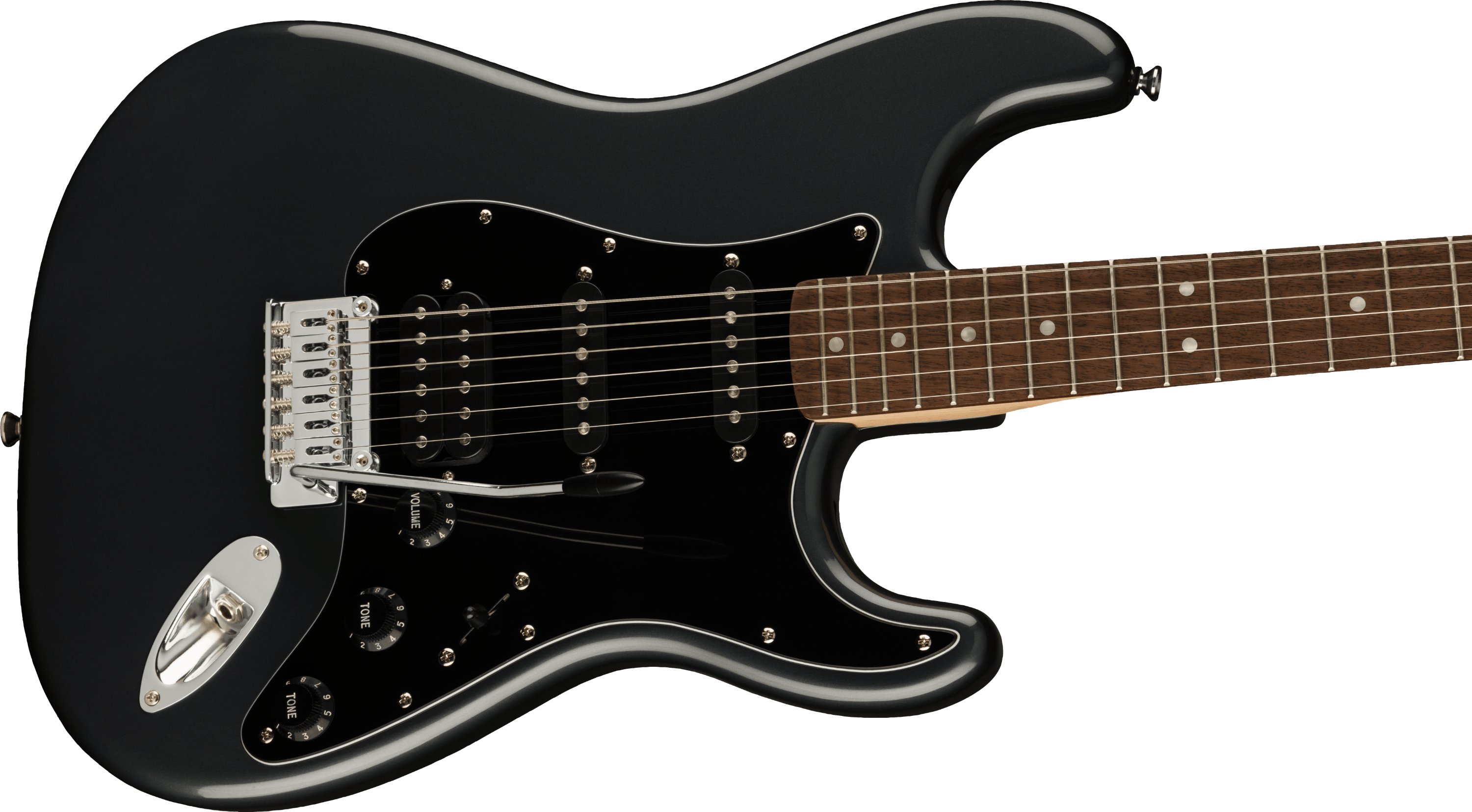 Squier Affinity Stratocaster HSS Pack in Charcoal Frost Metallic