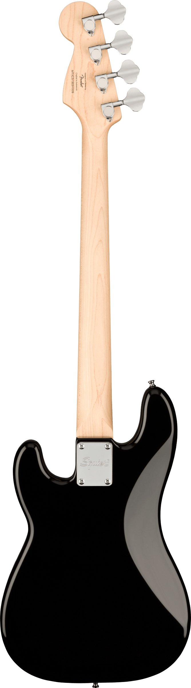 Squier Mini P Bass Guitar in Black - Andertons Music Co.