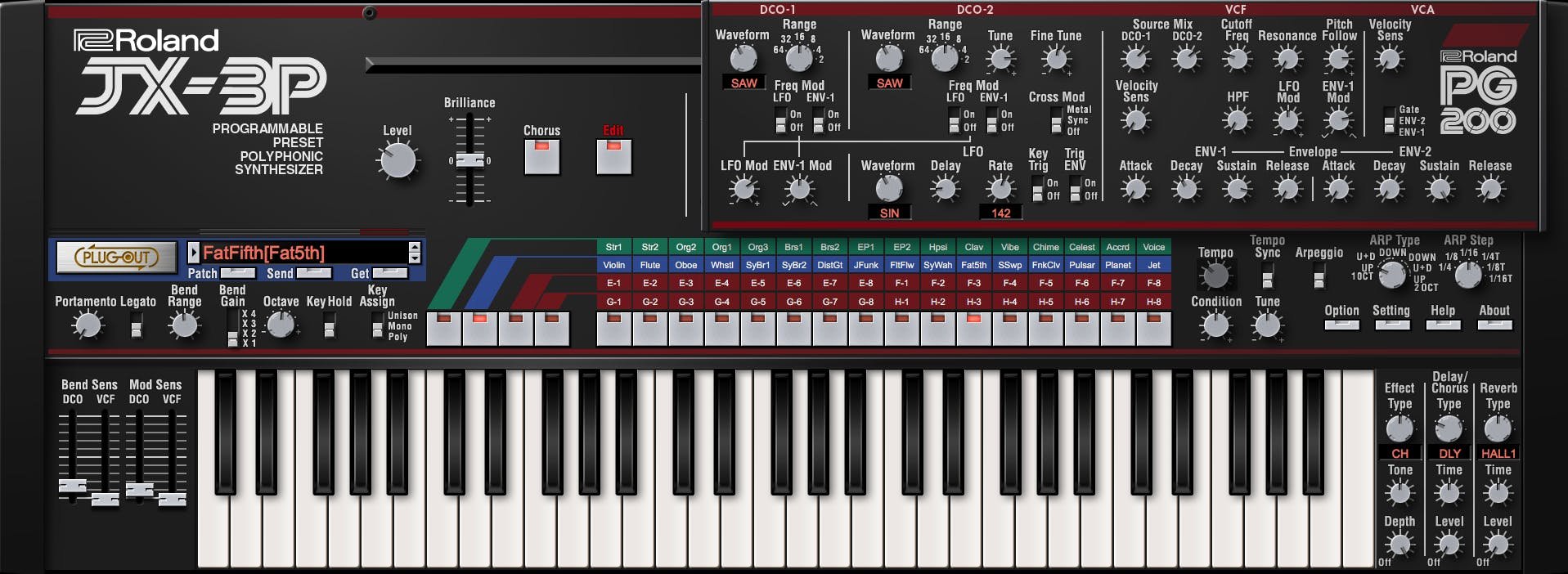 Roland Cloud JX-3P Virtual Instrument Plugin - Lifetime Key - 413193-JX-3P w Editor.jpg