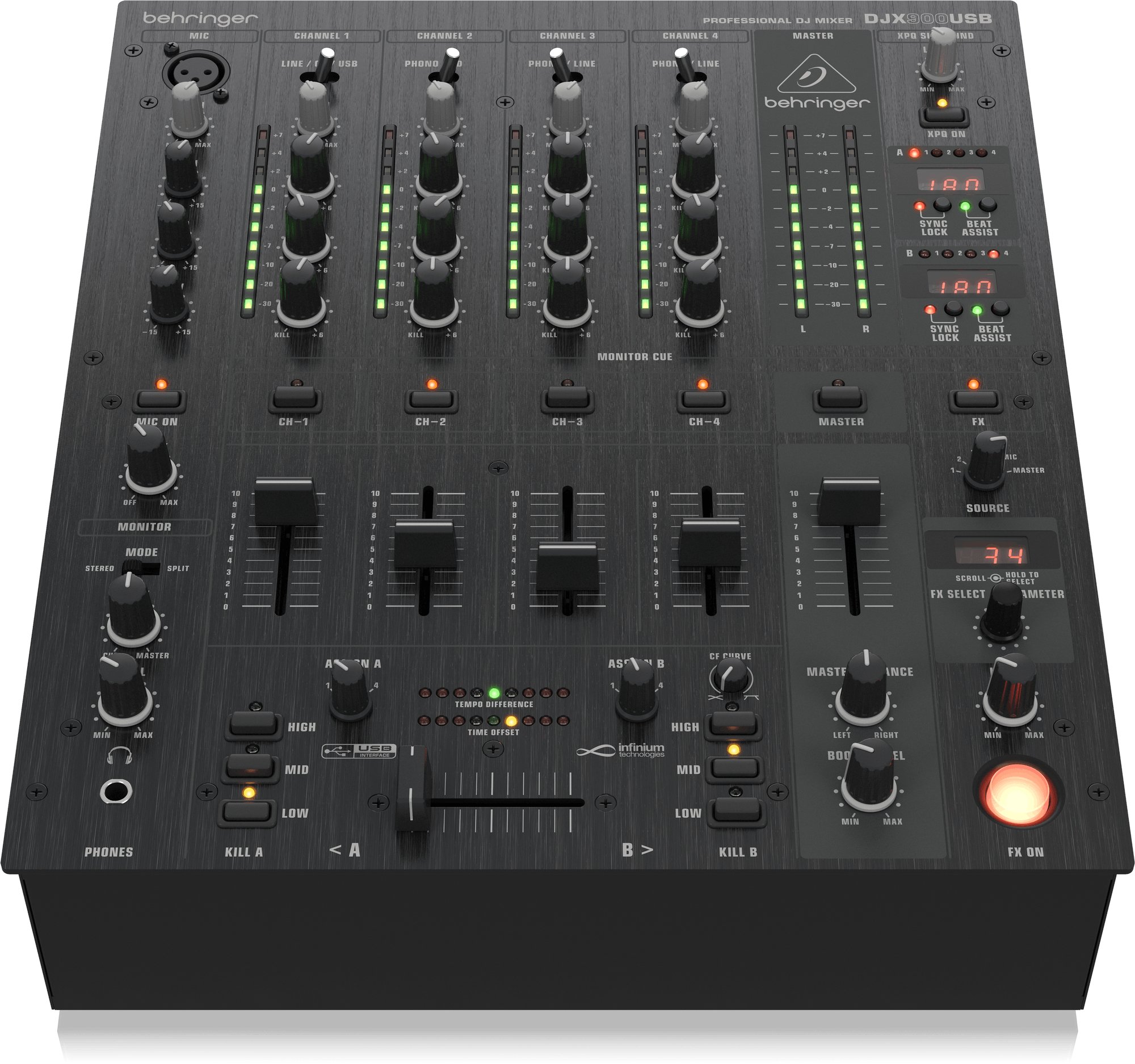 Behringer DJX900USB 5-Channel DJ Mixer and USB Interface