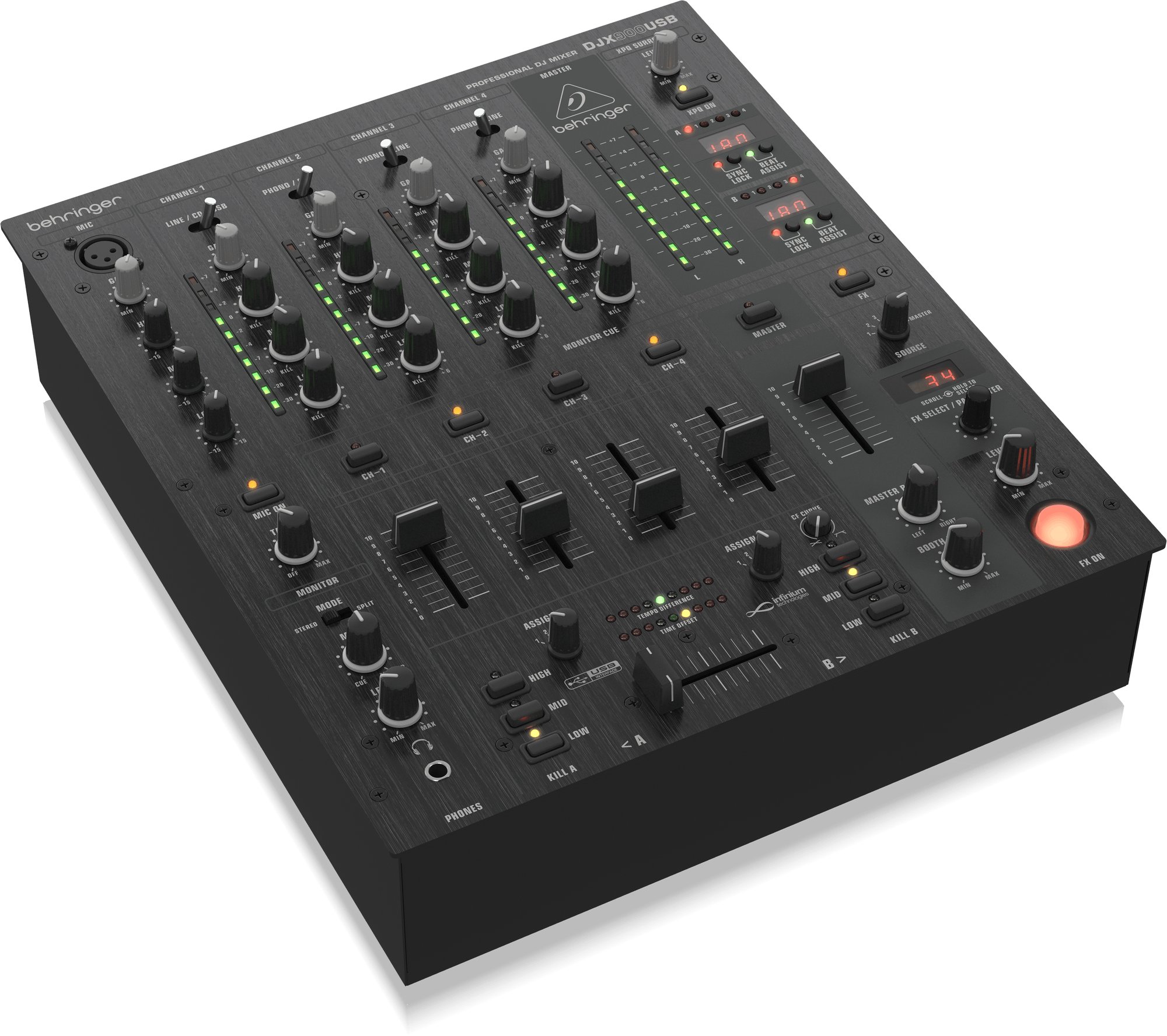 Behringer DJX900USB 5-Channel DJ Mixer and USB Interface