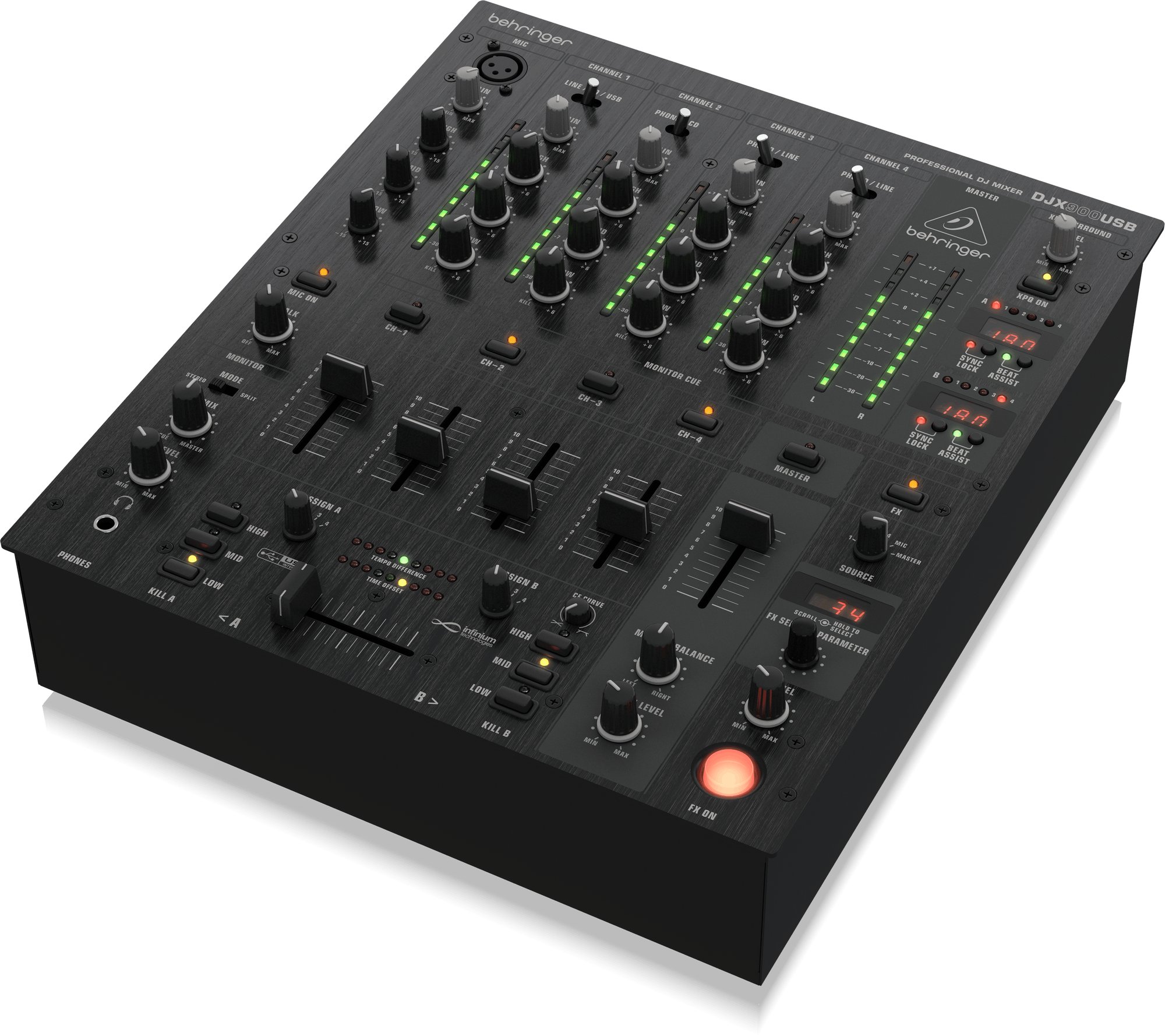 Behringer DJX900USB 5-Channel DJ Mixer and USB Interface