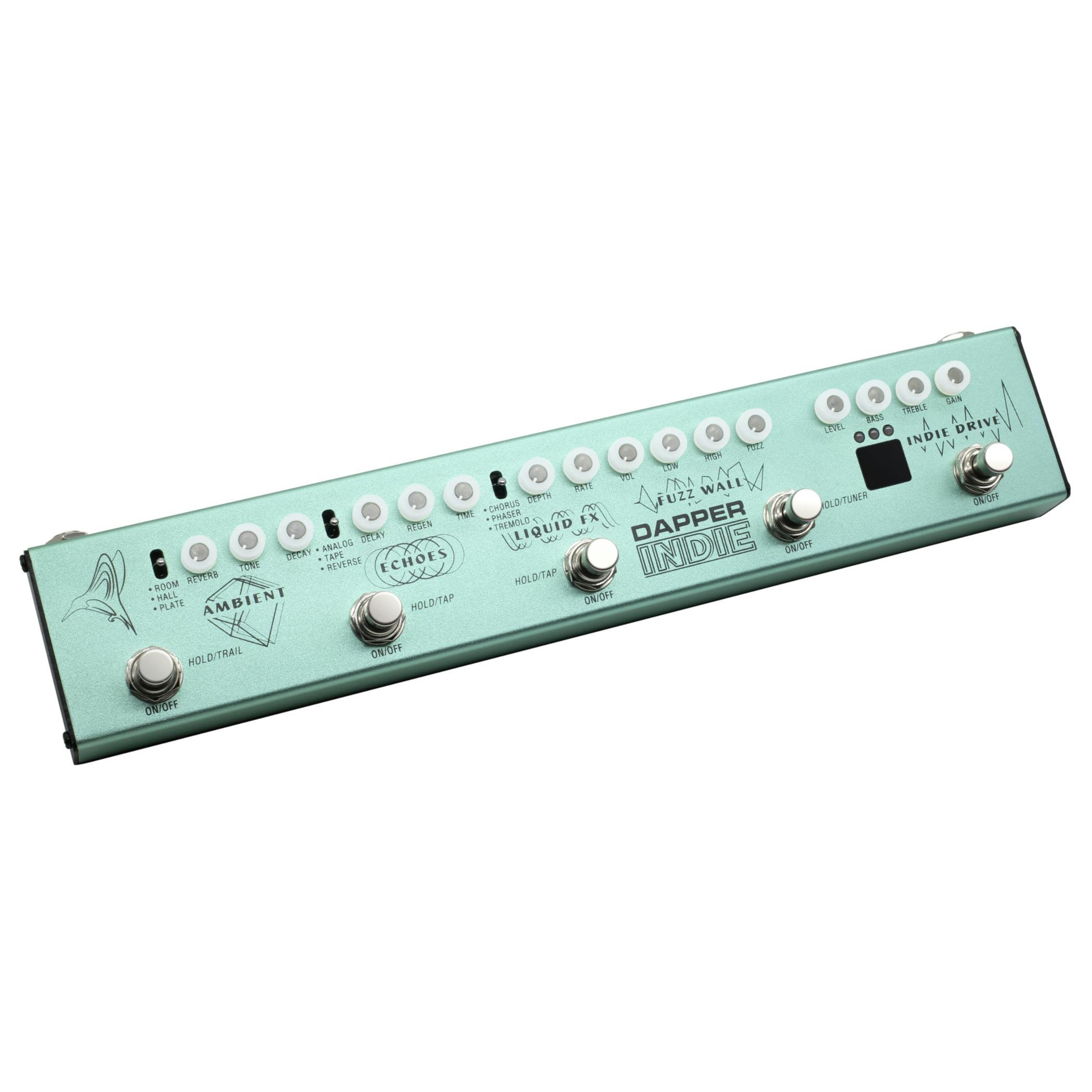 Valeton VES-5 Dapper Indie Effects Strip - 494584-Valeton-VES-5-Dapper-Indie-Effects-Strip-Angle.jpg