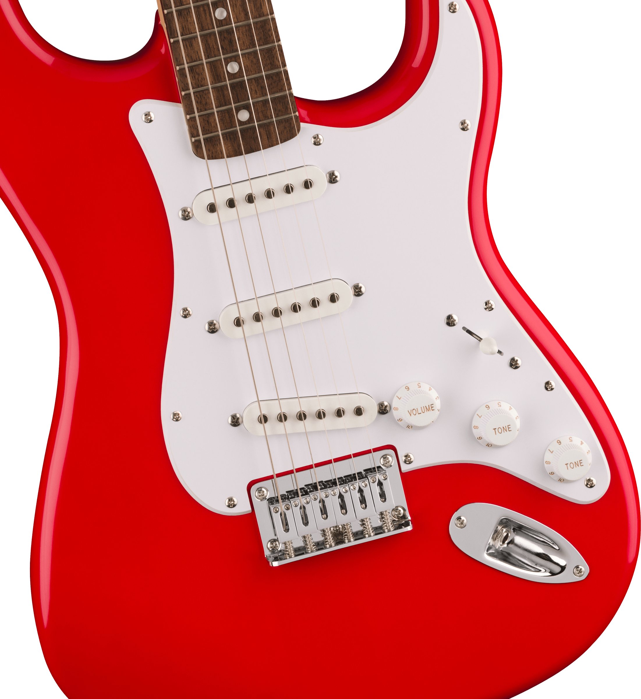 Squier Sonic Stratocaster HT Electric Guitar in Torino Red - 0373250558-Squier-Sonic-Stratocaster-HT-Torino-Red-Pickups.jpg